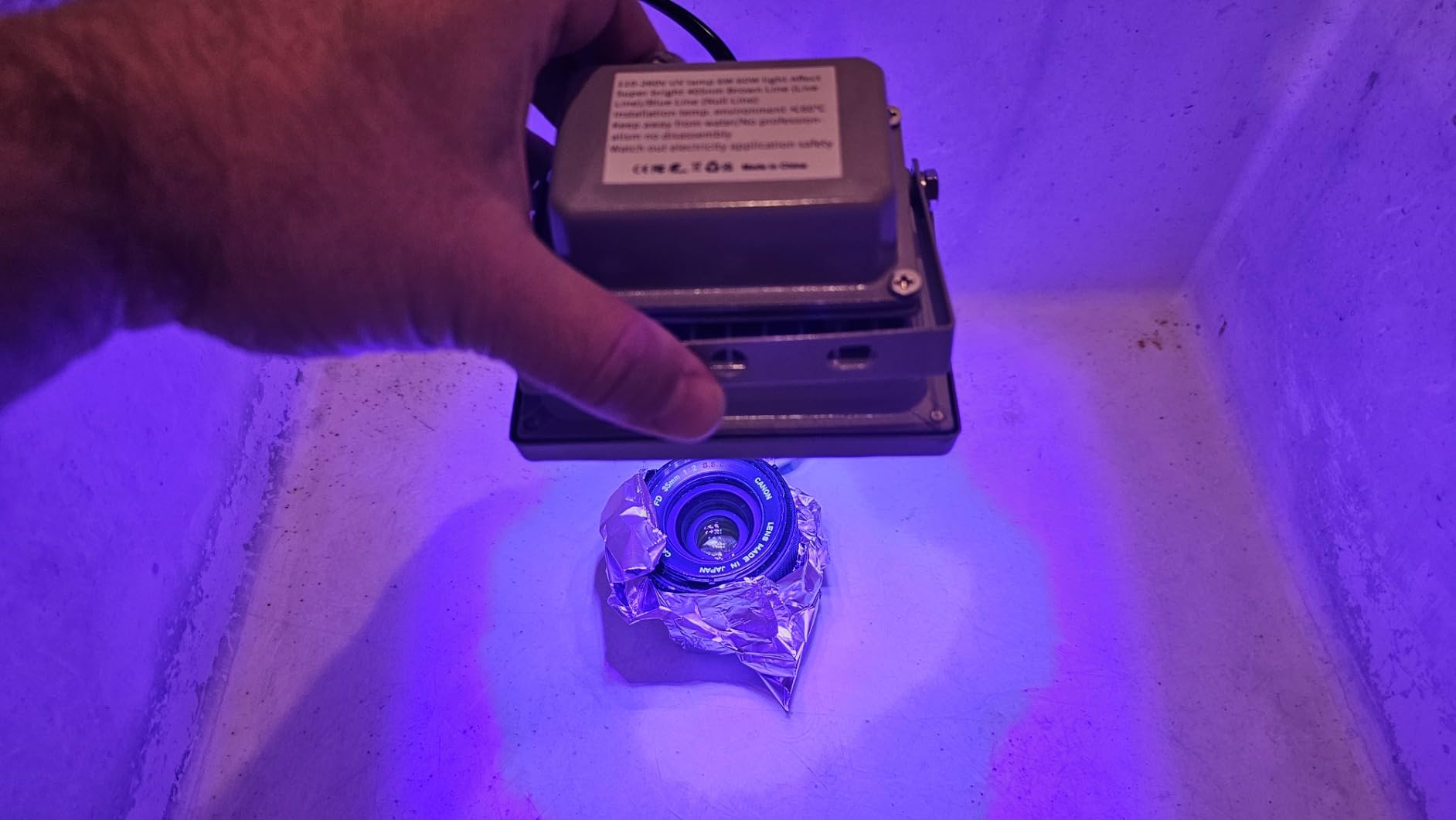3D Printer UV Resin Curing Light for SLA/DLP/LCD 3D Printing, Solidify Photosensitive Resin, 405nm UV LED Lights with 60w Output Affect customer photo 2