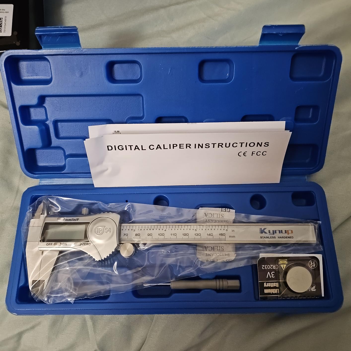 Kynup Digital Caliper, Caliper Measuring Tool, Stainless Steel Micrometer customer photo 2