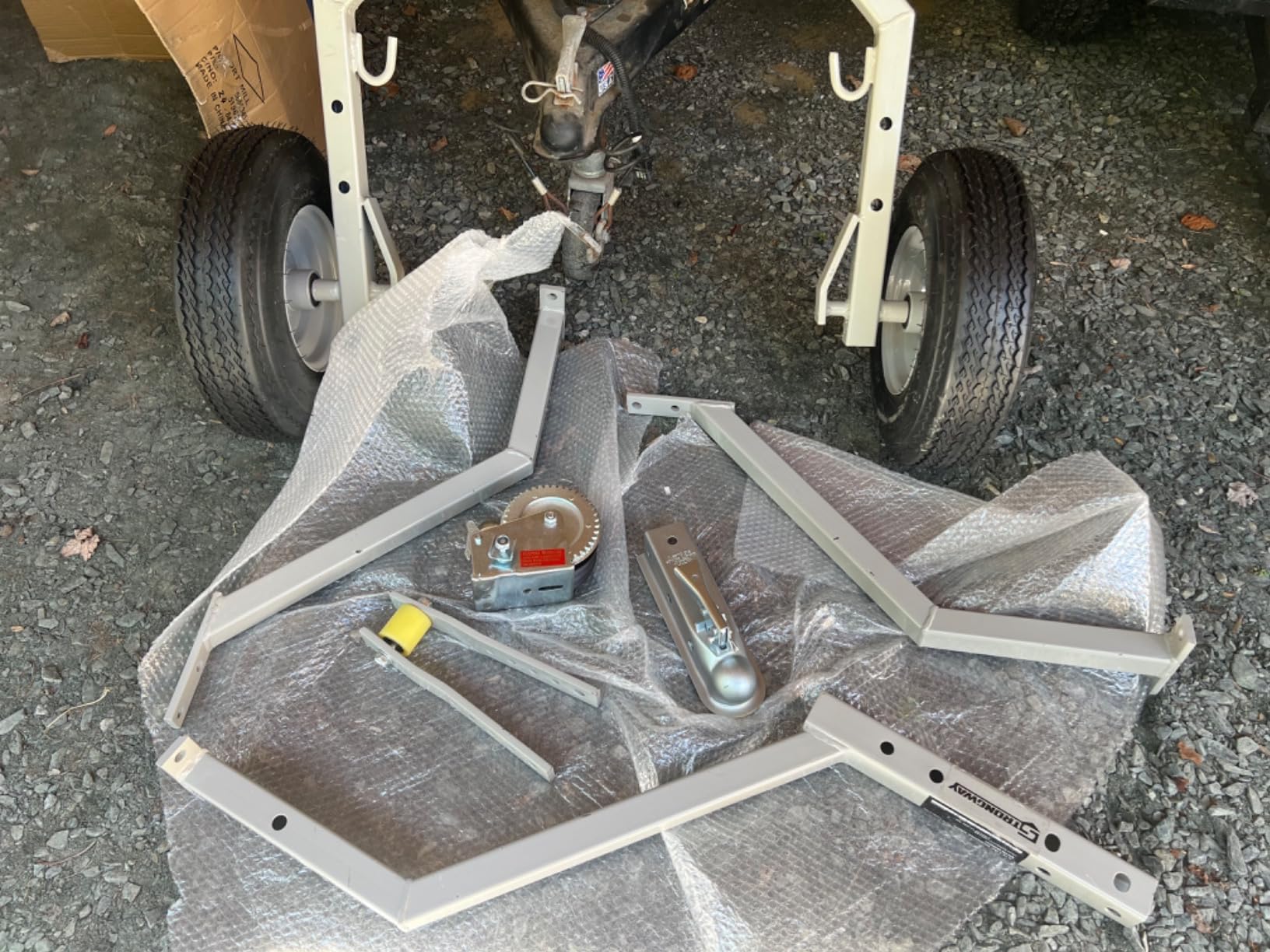 Strongway ATV Log Skidding Arch - 1000-Lb. Capacity, 18in. Dia. Capacity customer photo 2