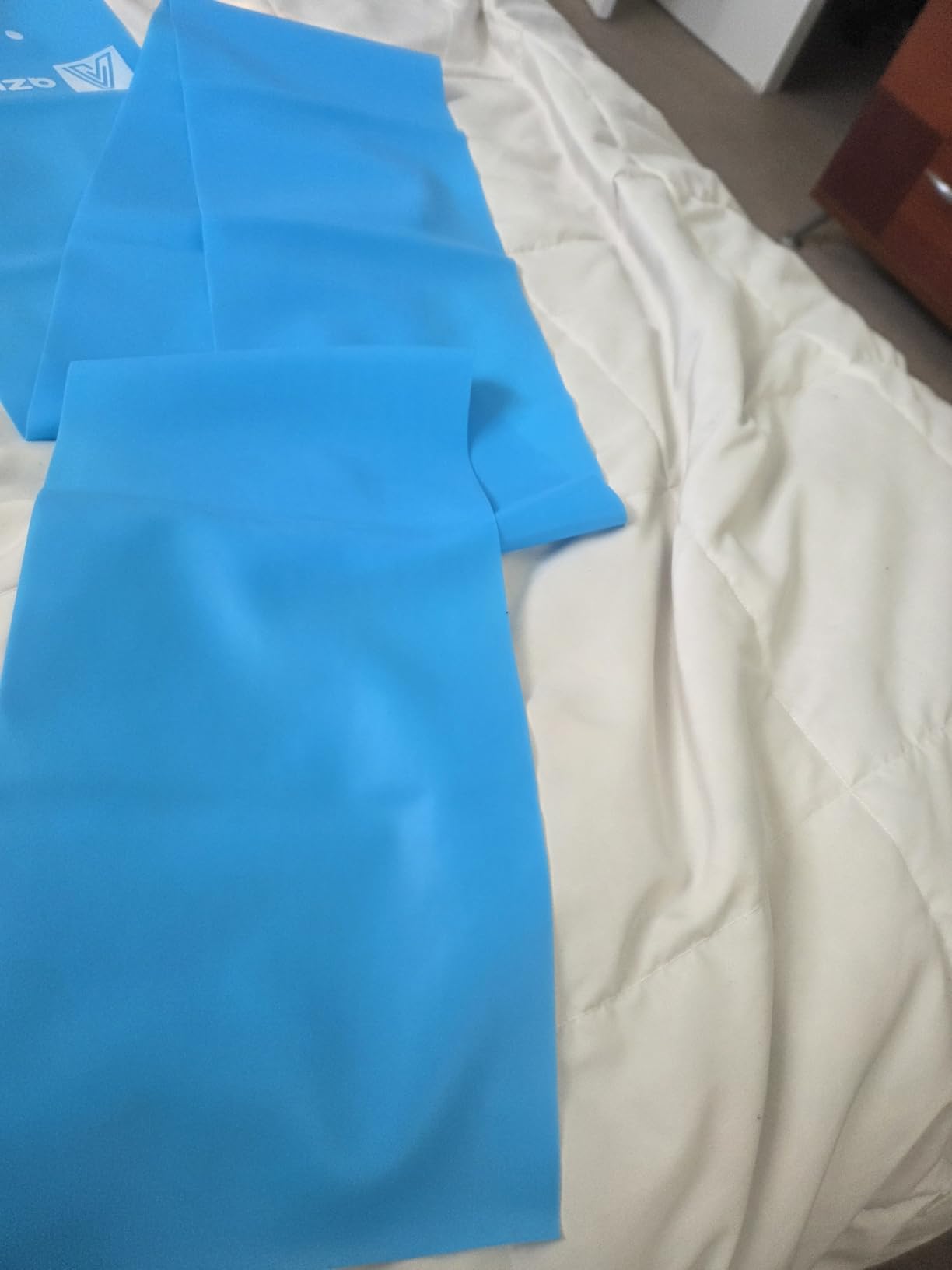 A AZURELIFE Resistance Bands,Professional Long Non-Latex Elastic Stretch Bands,Exercise Bands for Physical Therapy, Yoga, Pilates, Rehab, at-Home or The Gym Workouts, Strength Training customer photo 1