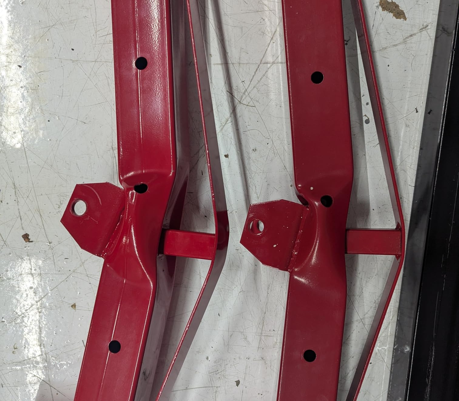 2 Ton Hydraulic Engine Hoist Crane, 4400LBS Folding Cherry Picker customer photo 2