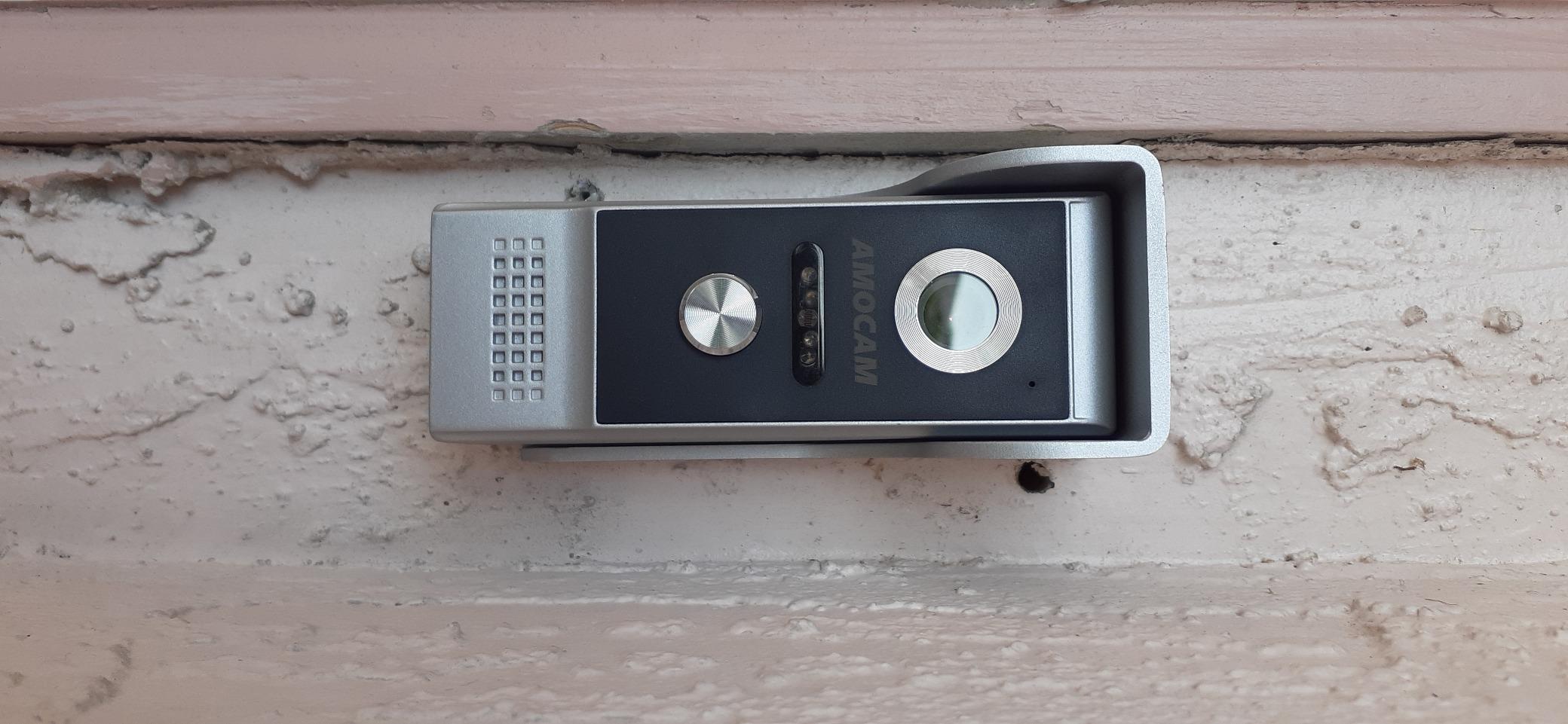 Wired Video Intercom System, 7 Inch Monitor Video Door Doorbell Kit | IR Outdoor Metal Camera Door Intercom Panel with Monitor, 2-Way Audio, Unlock, Monitoring, Night Vision for Apartment Home customer photo 1