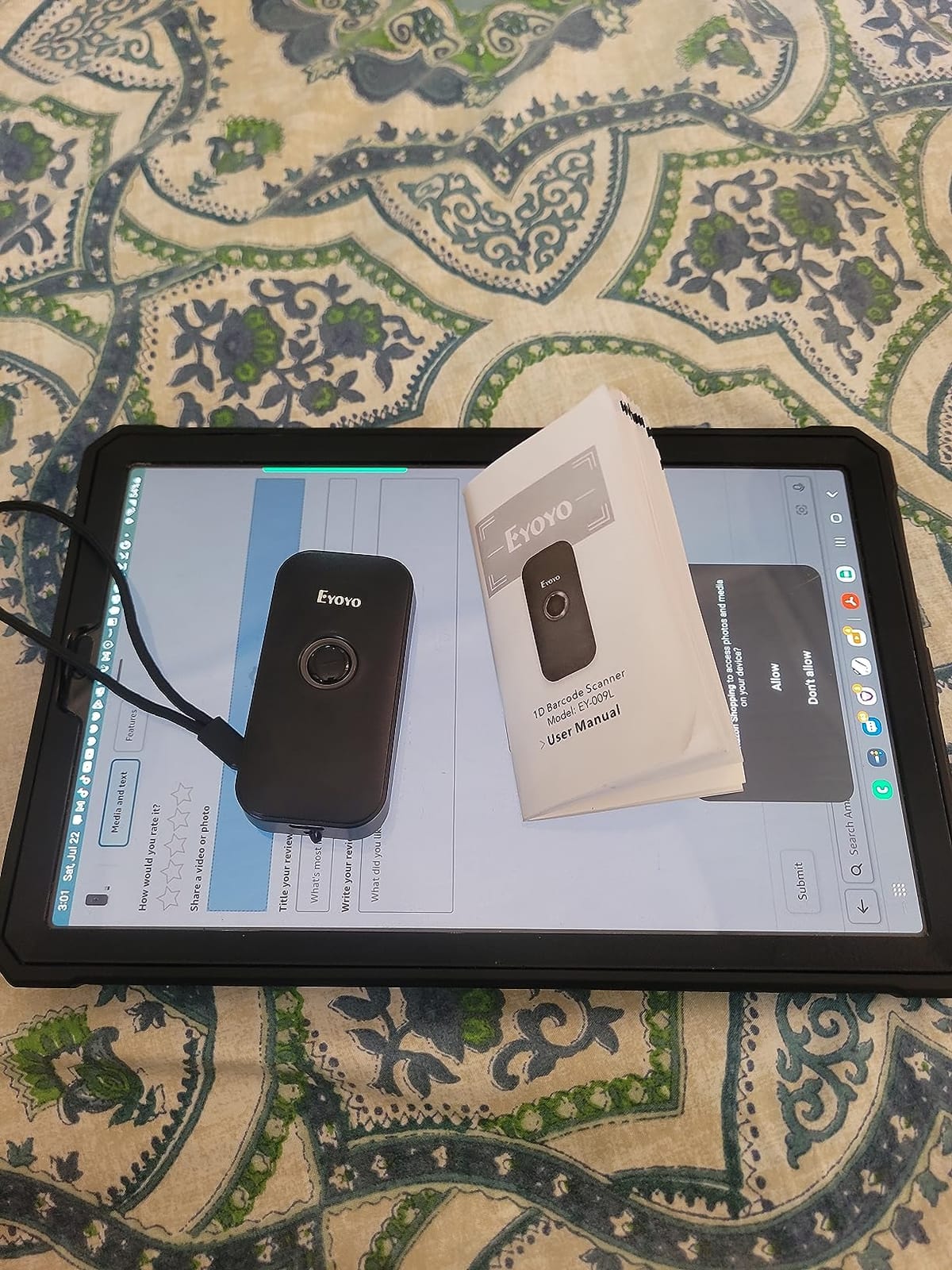 Eyoyo Mini 1D Bluetooth Barcode Scanner customer photo 1