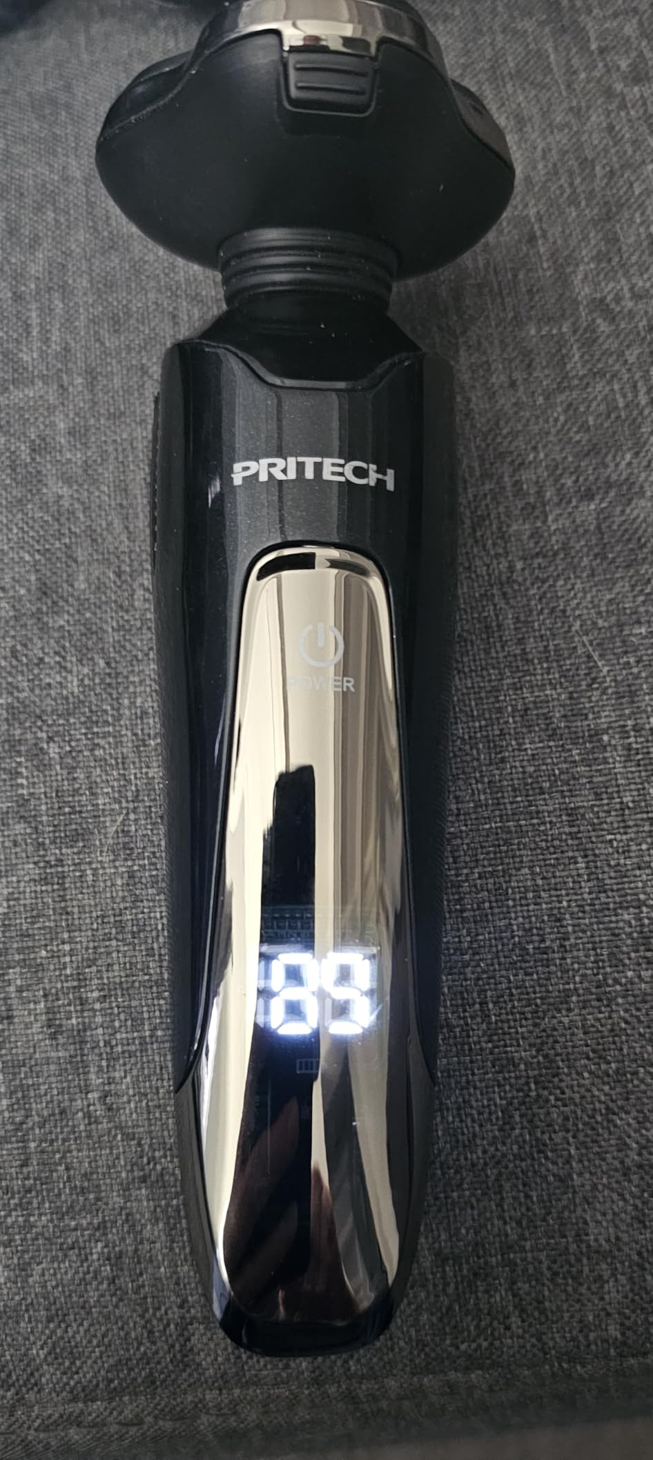 PRITECH Electric Razor for Men Rotary Electric Shavers for Men | with Nose & Sideburn trimmers, Wet & Dry Use, Travel Lock, LED Display, IPX6 Waterproof, USB Fast Charging, Gift for Men customer photo 2
