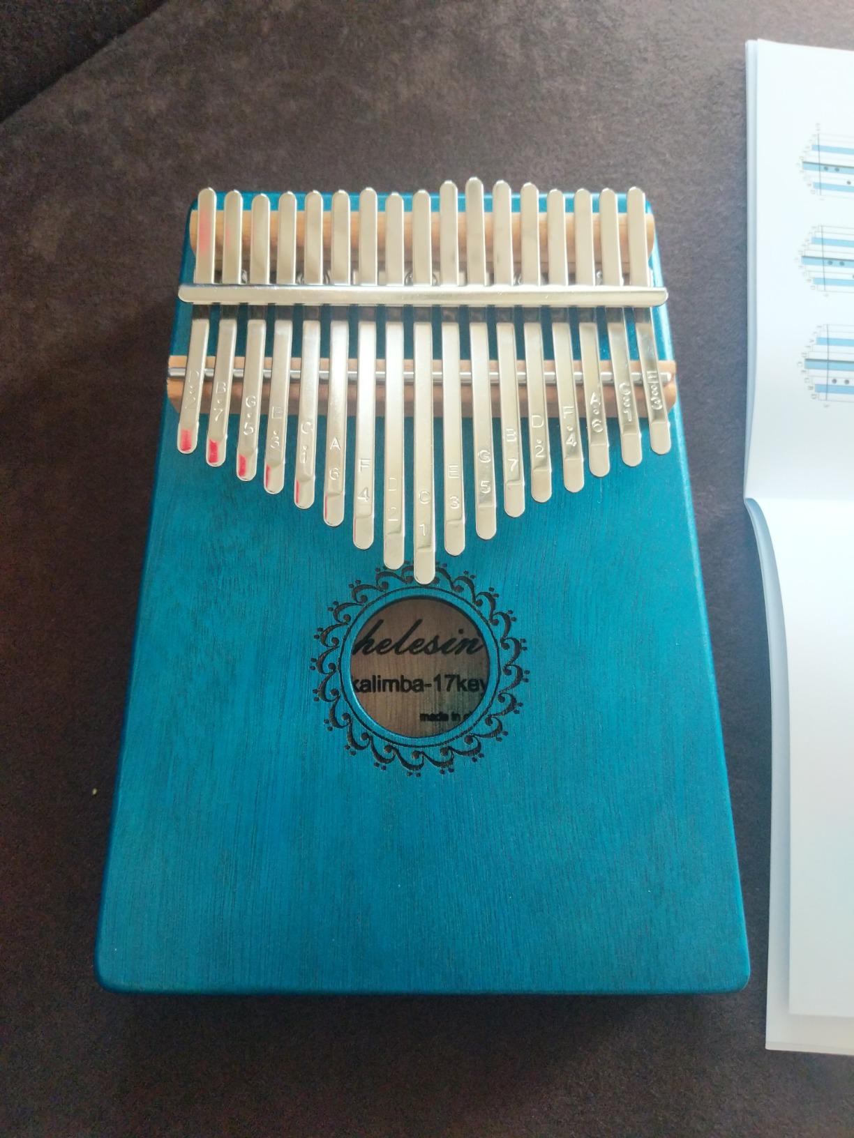 Kalimba Thumb Piano 17 Keys, Portable Mbira Finger Piano for Kids & Adults customer photo 2