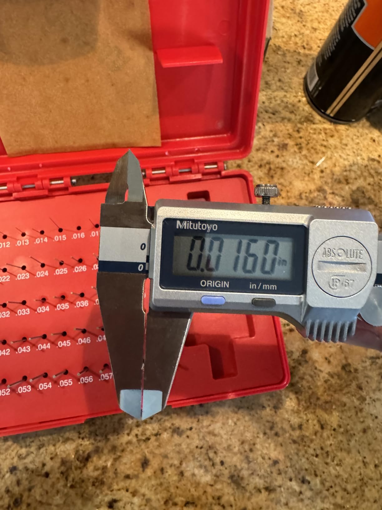 HFS(R) Steel Pin Gauge Set, 190-Piece Plus Pin Gage Set P1(+), 0.061-0.25 Inch, Precision Measurement Tool with Storage Case customer photo 1