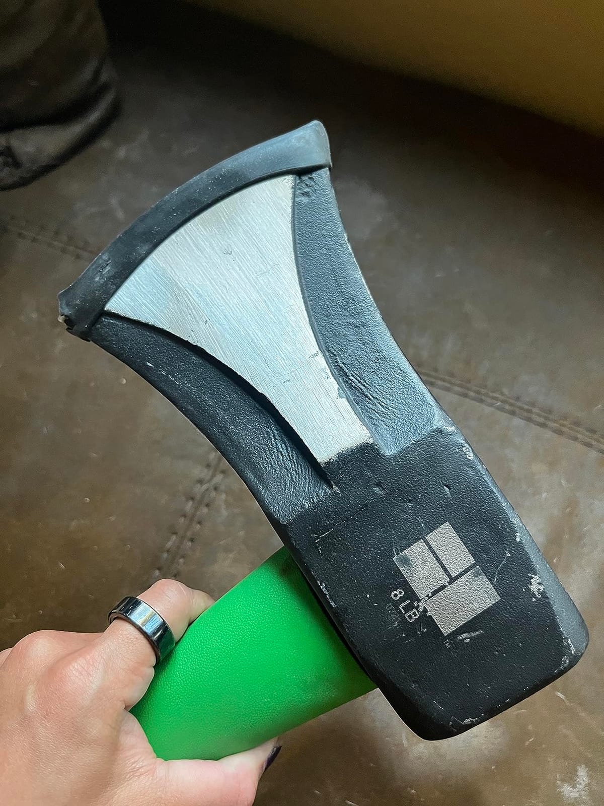 Hooyman Splitting and Chopping Axes, and Splitting Maul with Heavy Duty Construction, V Grind Blade, Ergonomic No-Slip H-Grip Handle, and Sheath for Gardening, Hunting, Camping, Firewood, and Outdoors customer photo 2