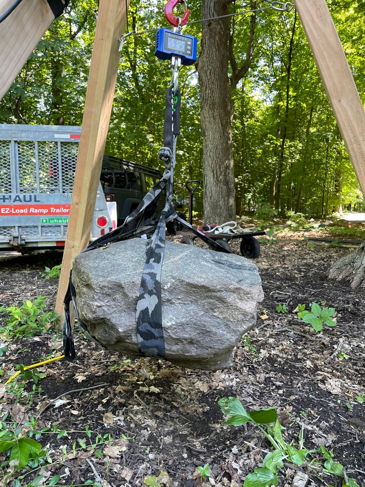NEWTRY 3-in-1 Electric Hoist Winch 1,100lbs, 25ft Lifting Height, 110/120V customer photo 2