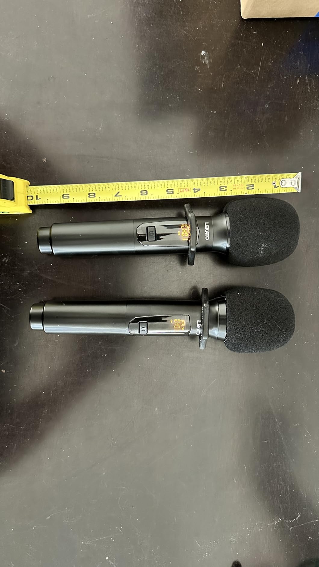 LEKATO Wireless Microphone Rechargeable Wireless Microphones with Receiver Dual Handheld Microphone System Dynamic MIC for Singing, Speech, Wedding, Church,Speaker, PA System(K380S) customer photo 1