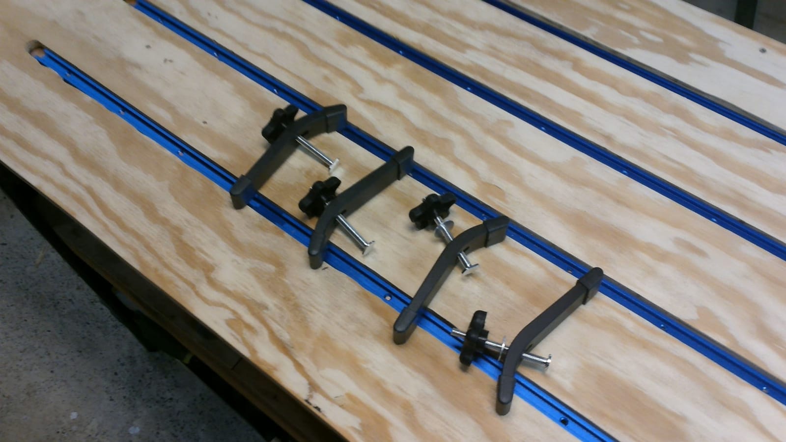 Aluminum T-Track Hold Down Clamps,6-3/8