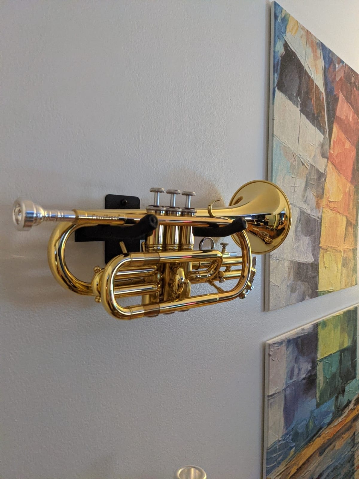 Bb Cornet CCR-105, Beginner Long Bell Cornet, American Styled Bell, Amazon Exclusive customer photo 2