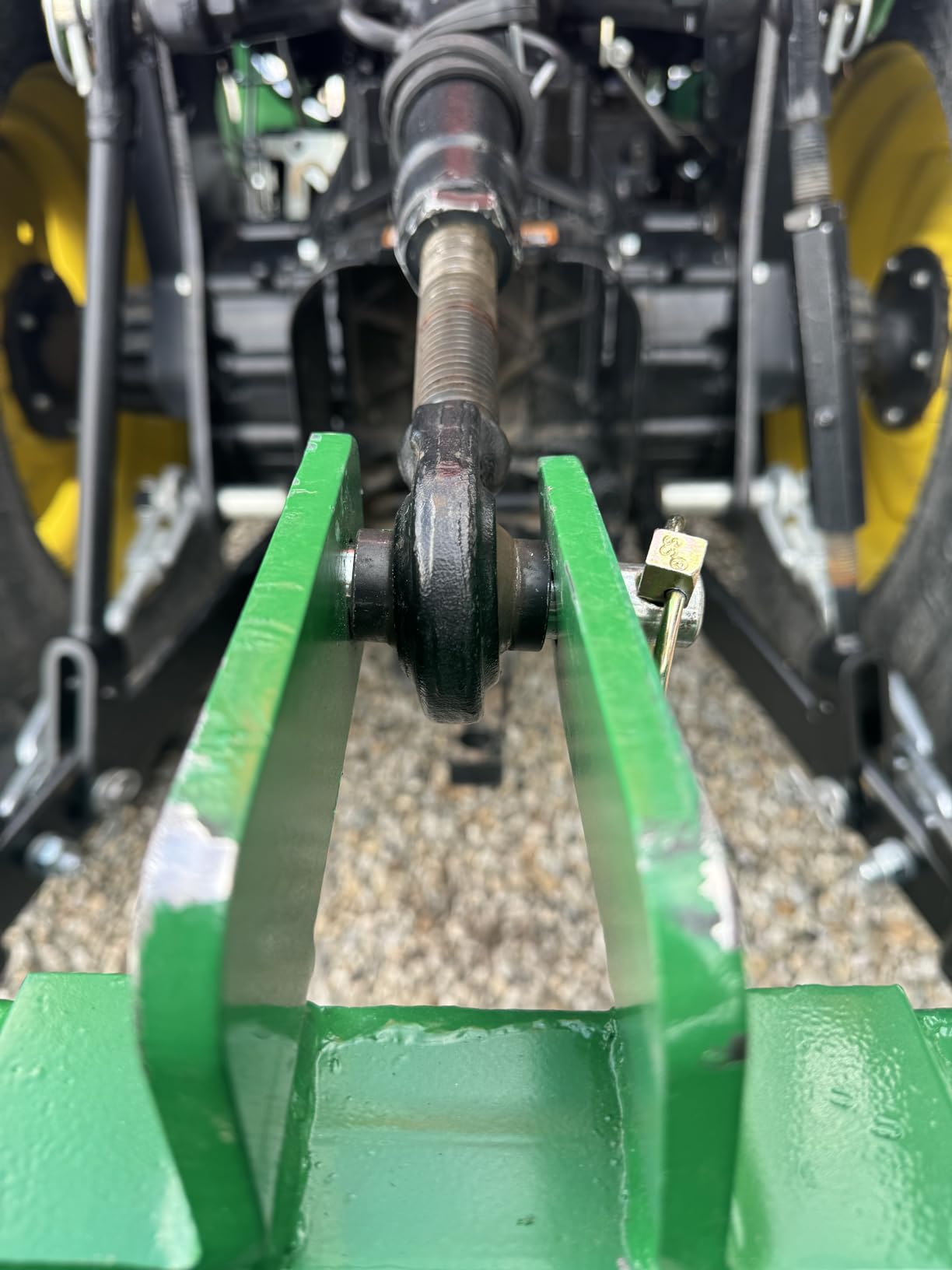TITAN Attachments 3 Point Green Ballast Box, 800 LB, 34.4 Gal, Fits Cat 1 customer photo 1