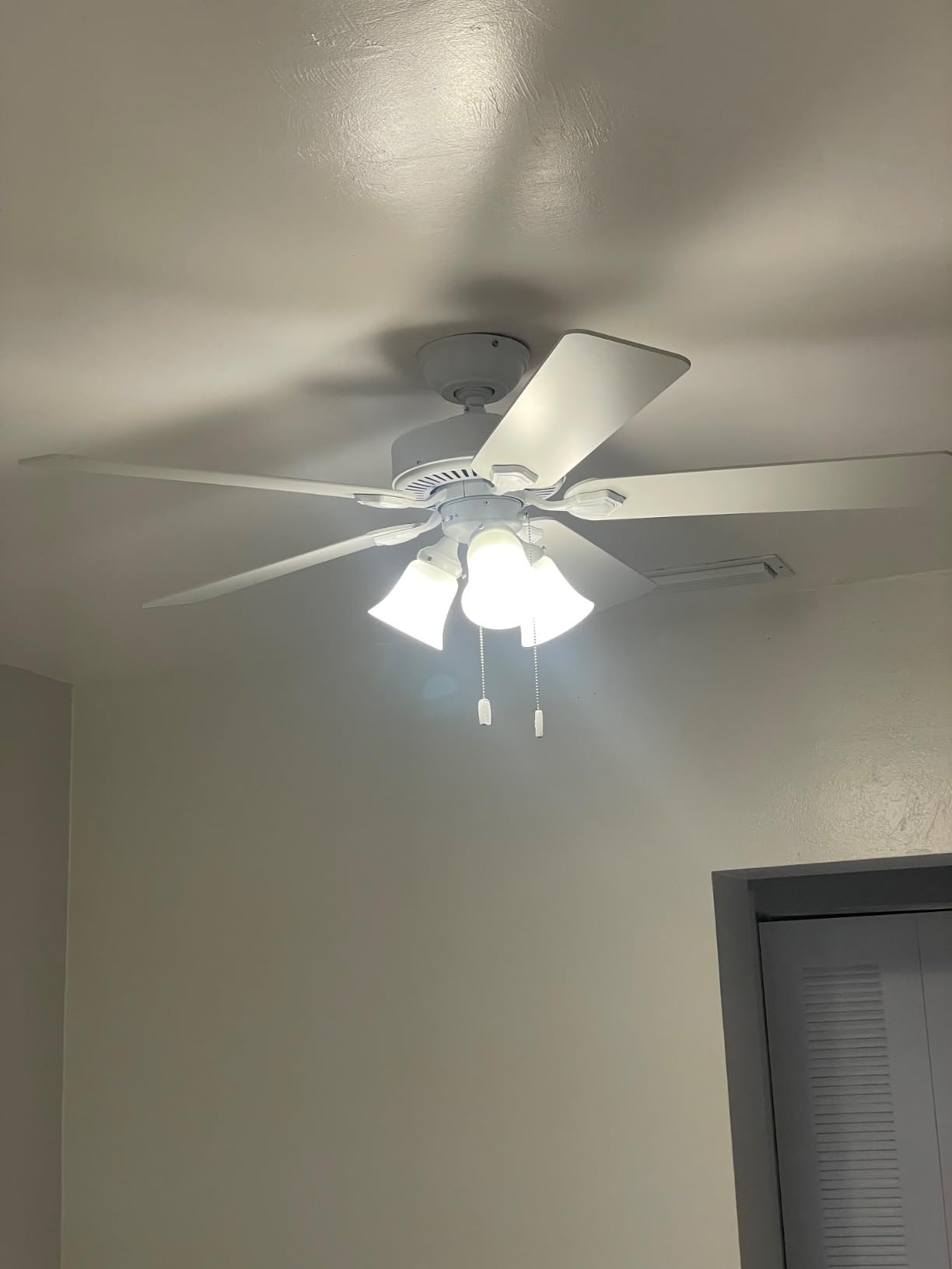 Hunter Swanson, Indoor, Ceiling Fan, with LED Lights, 44 inch, Fresh White customer photo 1