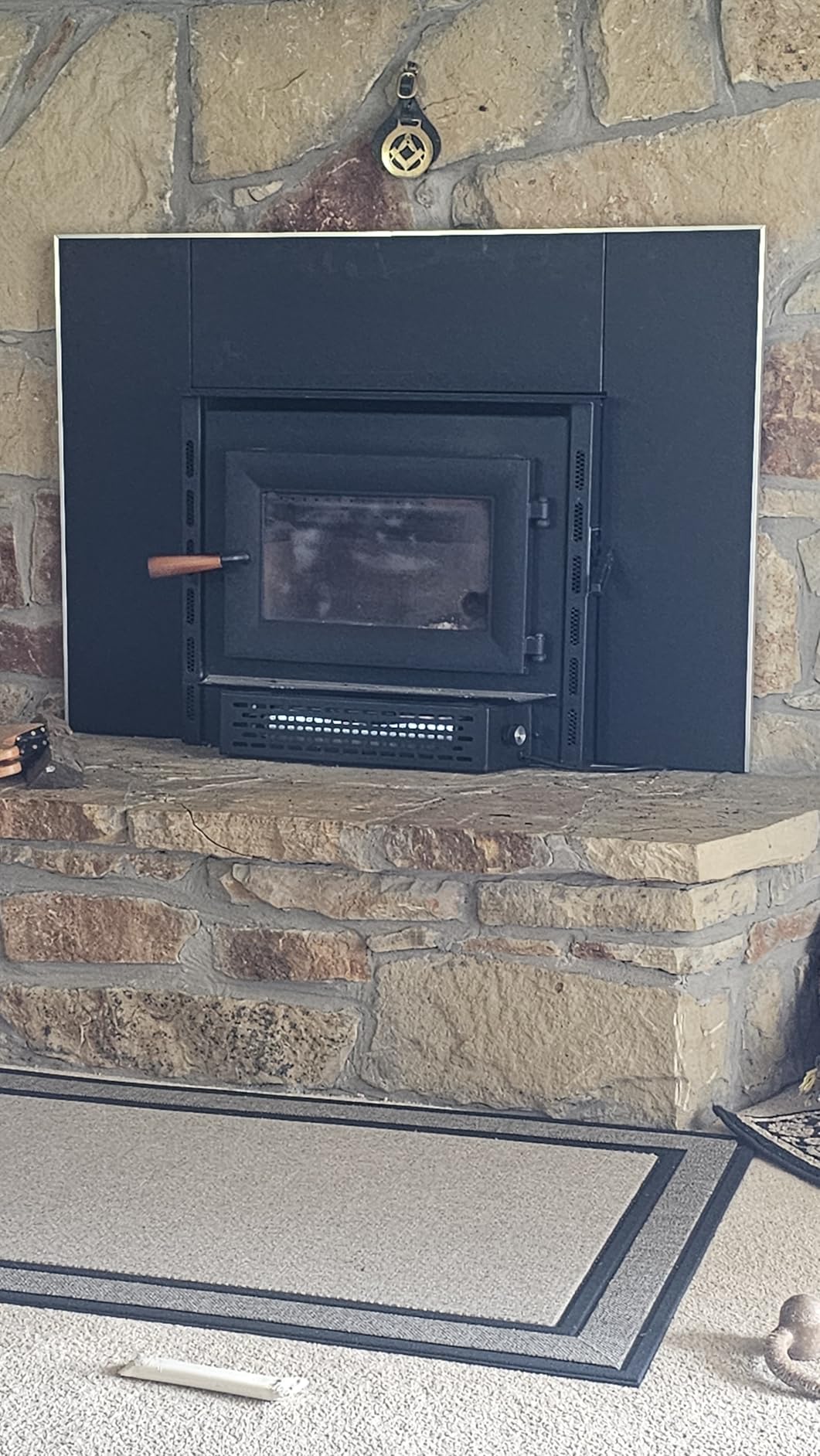 Ashley Hearth AW1820E 1,200 Sq. Ft. Wood Stove Insert , Black customer photo 1