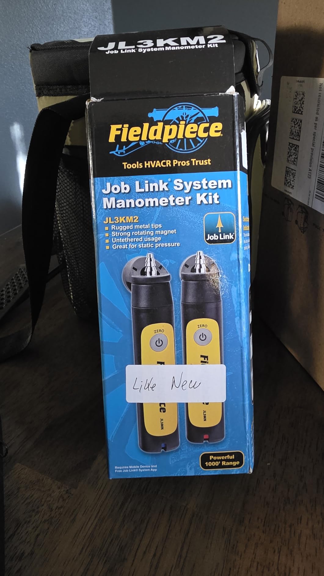Fieldpiece - Job Link System Dual Port Manometer Probe Kit - JL3KM2 - Long Range Wireless All-in-One Static, Gas and Draft Pressure Gauge - HVAC Tools customer photo 1