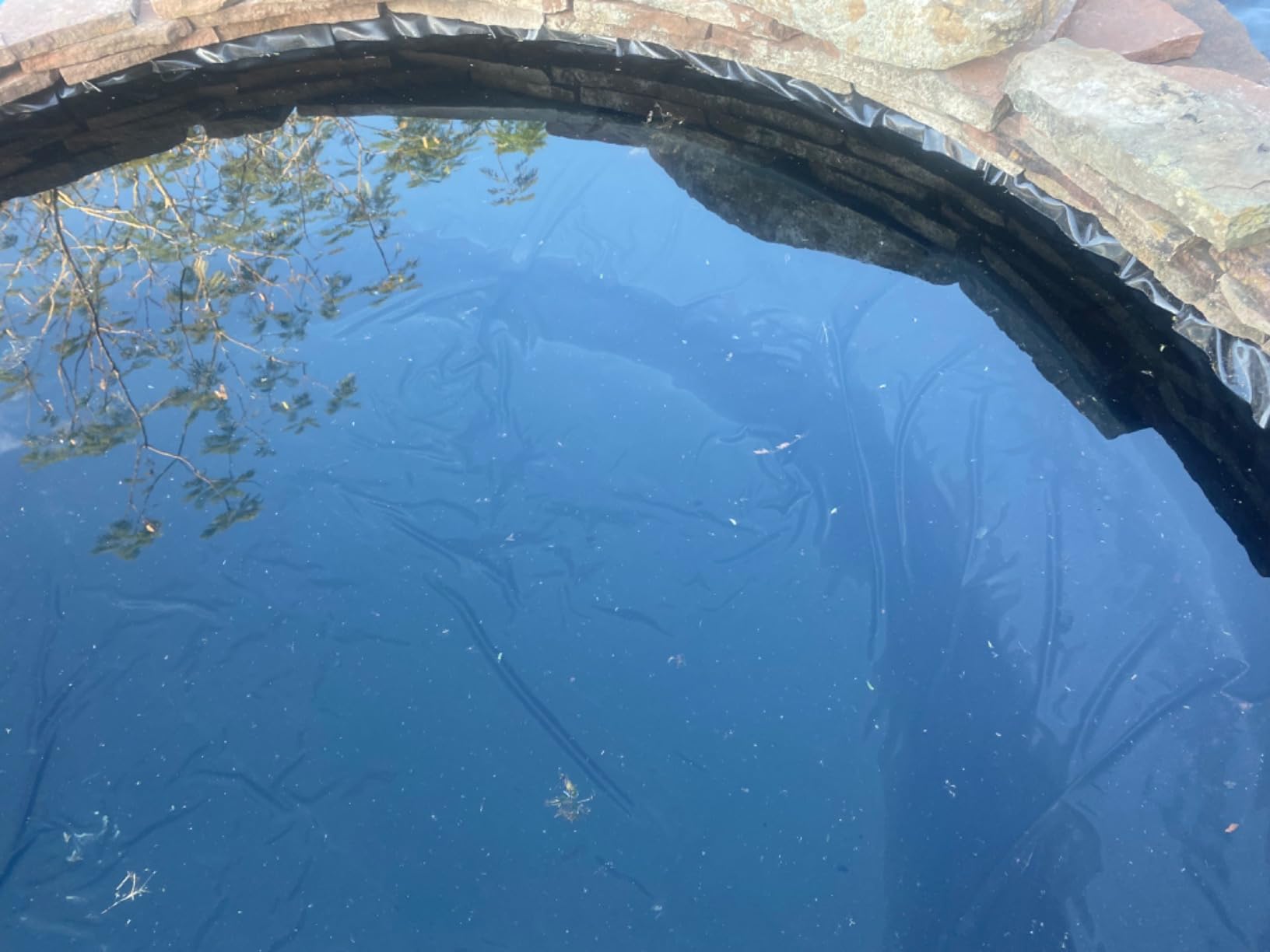 UWIOFF Pond Liner, 20 Mil HDPE Pond Liners for Outdoor Ponds, 7 x 10 FT customer photo 1
