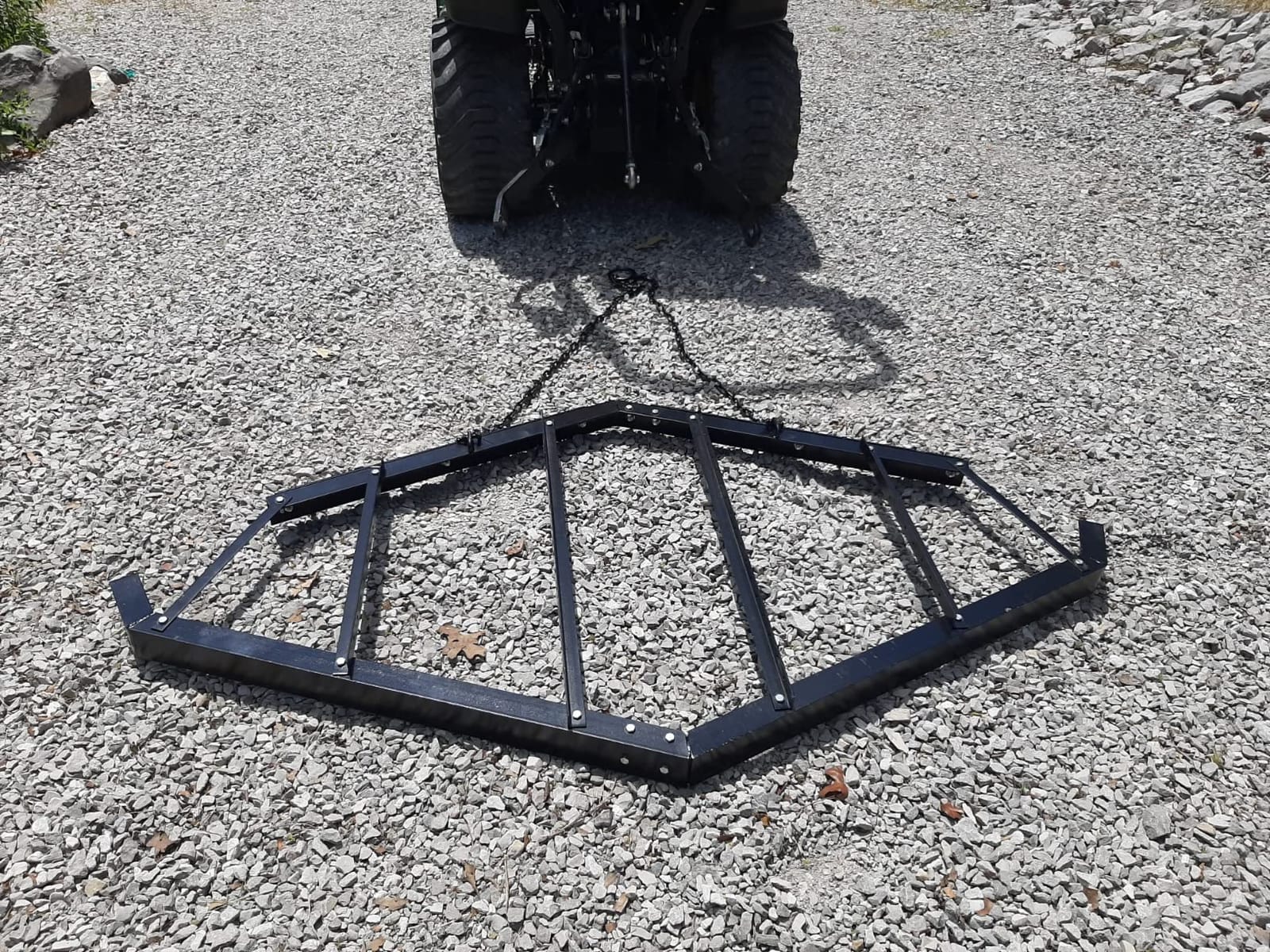 Field Tuff Driveway Drag for ATV, UTV and Lawn Tractor, Black, 78 Inch customer photo 2