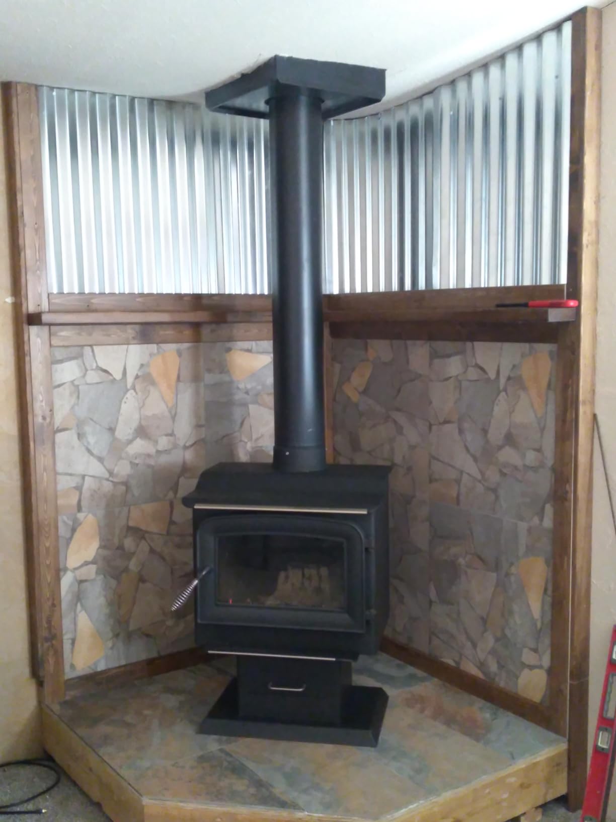 Ashley Hearth AW1120E-P 1,200 sqft Wood Stove with Legs and Pedestal customer photo 1