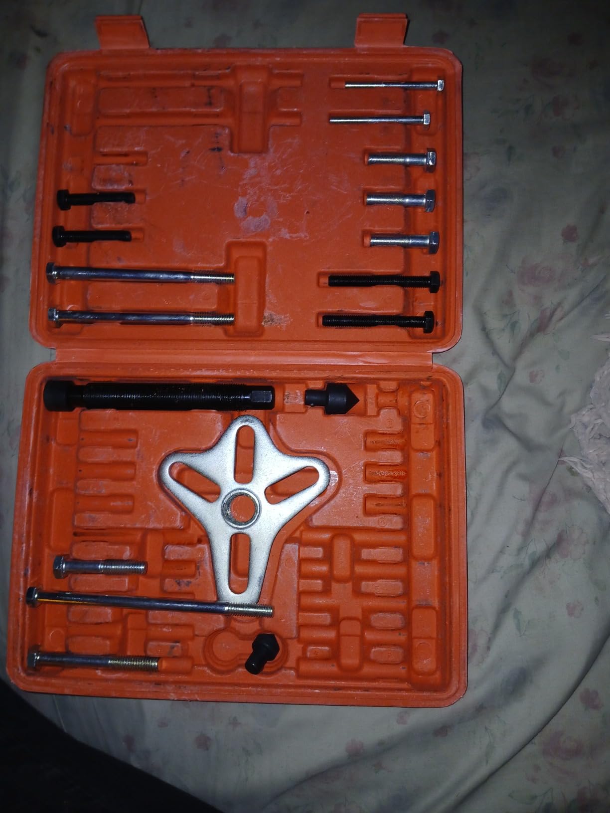 DAYUAN 46Pcs Harmonic Balancer Puller Set, Flywheel Steering Wheel Puller customer photo 2