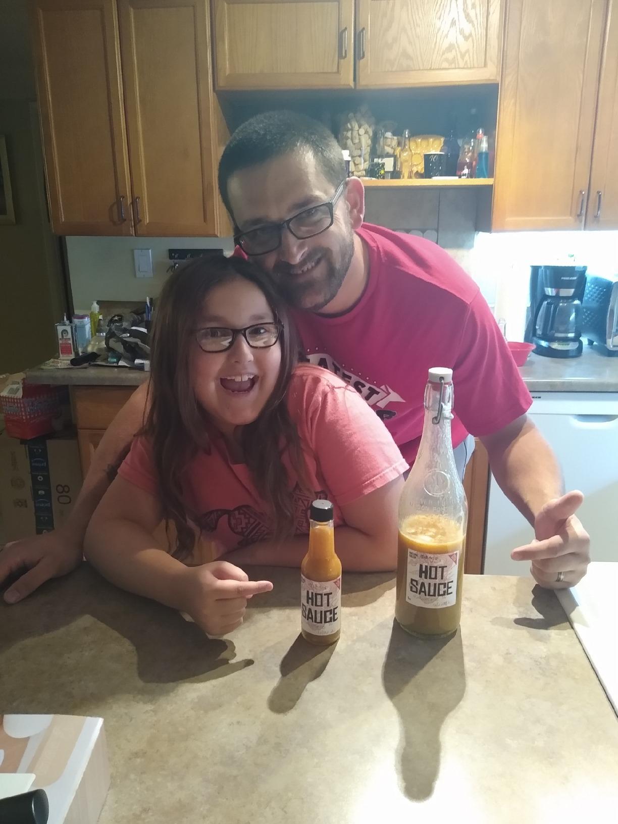 Unique Gift for Men, Deluxe Hot Sauce Making Kit, 3 Varieties of Chili Peppers, Gourmet Spice Blend, 3 Bottles, 16 Fun Labels, Make your own sauce, Nice Gift For Dad, Brother, Uncle, Guys. (Deluxe Kit) customer photo 1