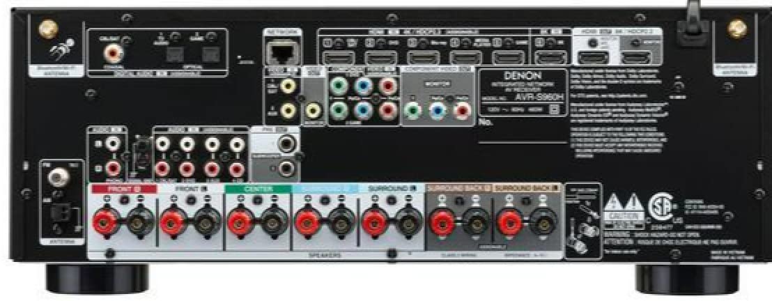 Denon AVR-S960H 8K Ultra HD 7.2 Channel (90Watt X 7) AV Receiver, Black customer photo 2