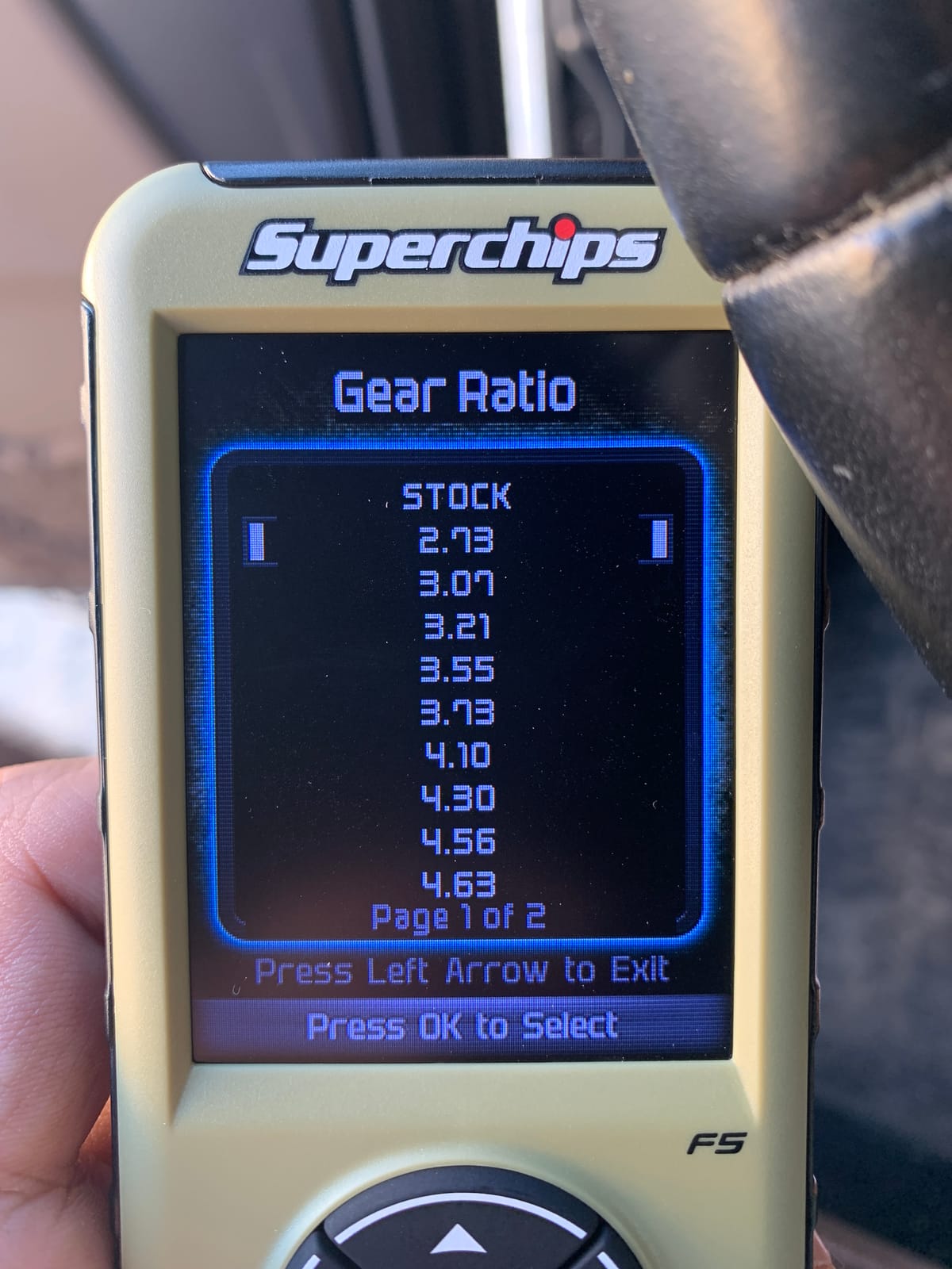 SUPERCHIPS FLASHCAL F5 IN-CAB TUNER,GASOLINE,COMPATIBLE WITH 2007-2018 JEEP JK WRANGLER customer photo 2