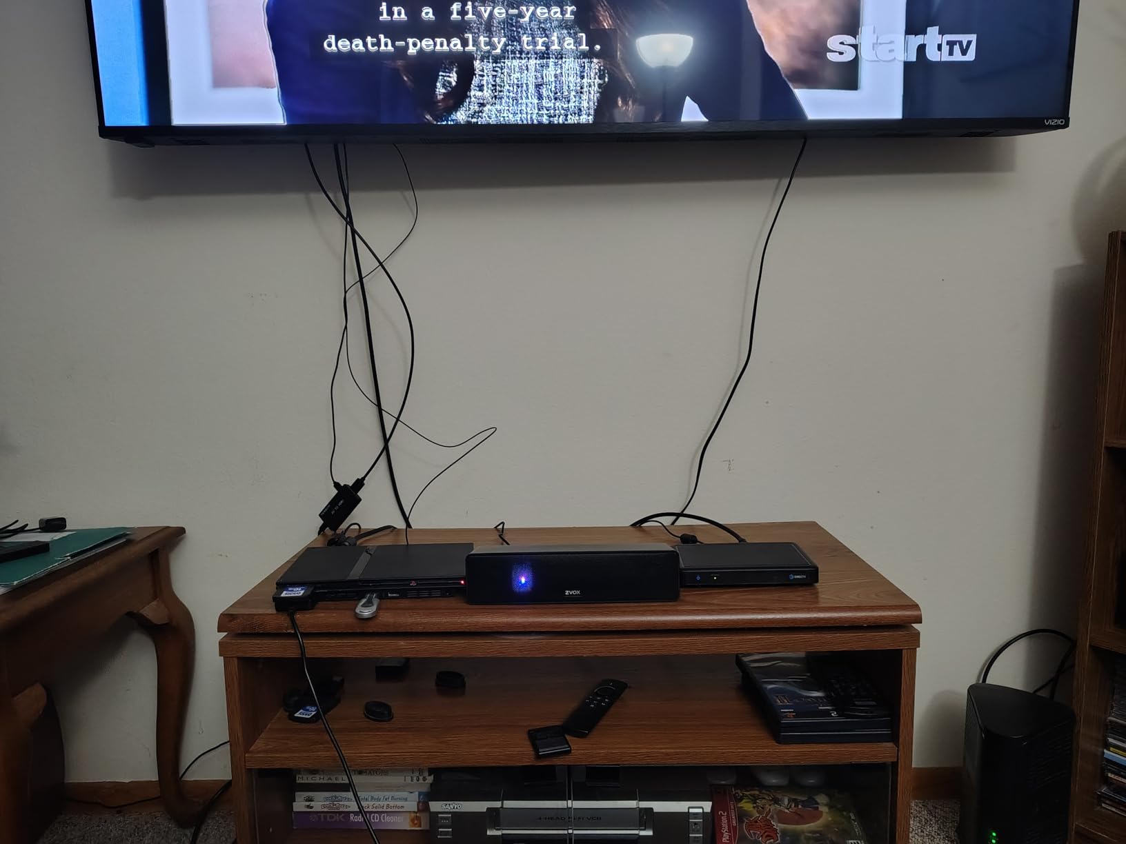 ZVOX AccuVoice AV100 Dialogue Clarifying Soundbar- 6 Levels of Voice Boost | Compact TV Speaker, AccuVoice Hearing Technology, Black customer photo 1