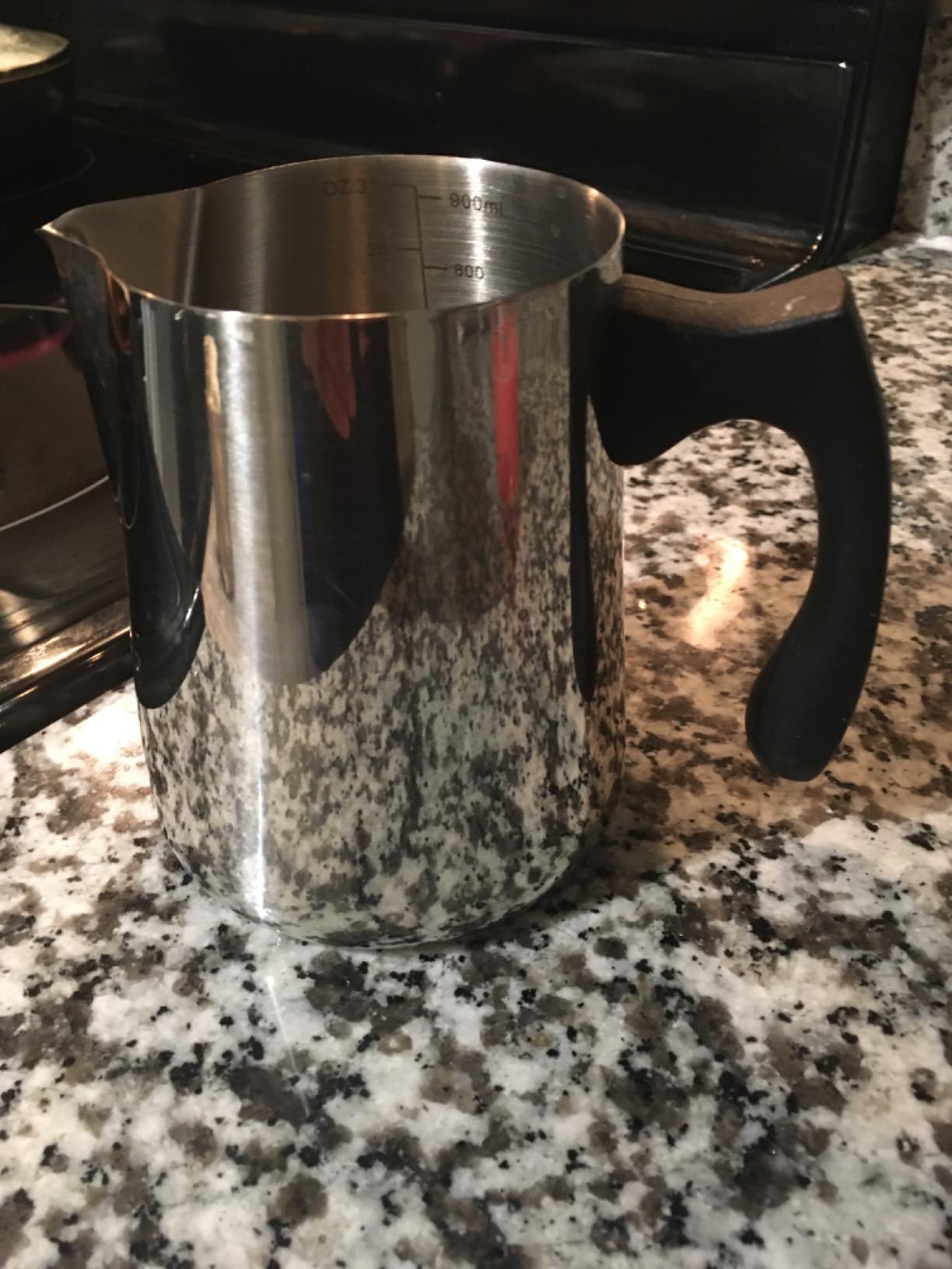 BBAXI Candle Making Pouring Pot,32oz Double Boiler,304 Stainless Steel customer photo 1