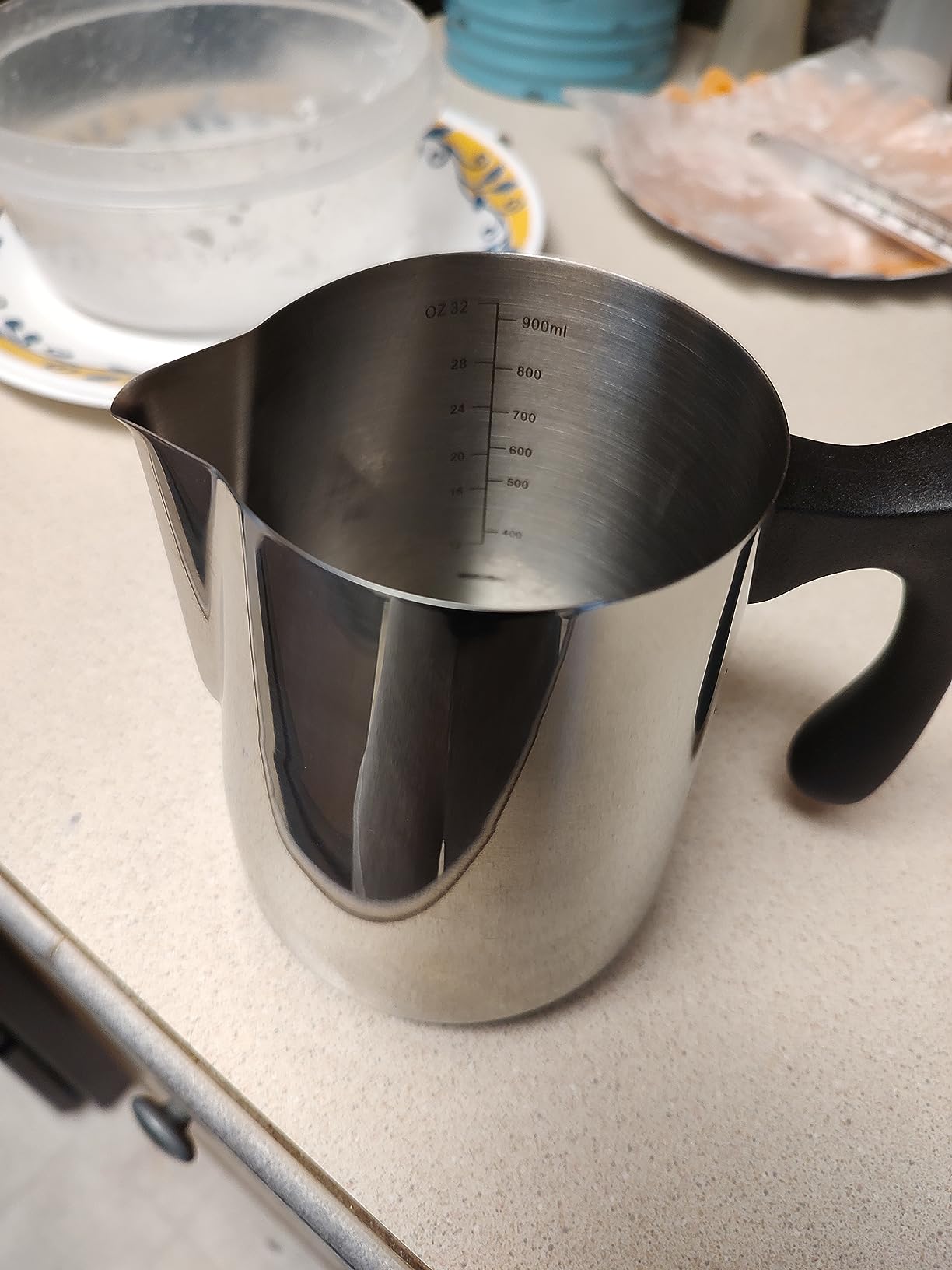 BBAXI Candle Making Pouring Pot,32oz Double Boiler,304 Stainless Steel customer photo 2