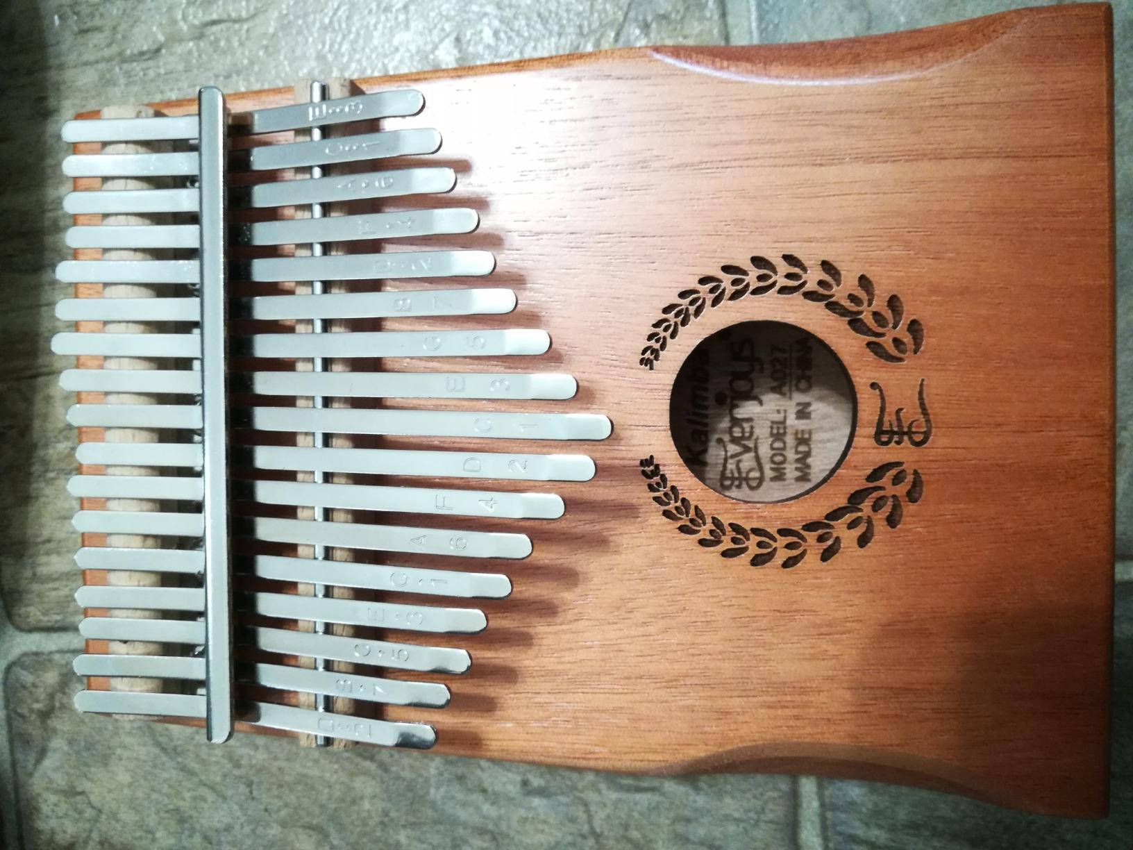 Everjoys Kalimba Thumb Piano 17 Keys, Professional Musical Instrument Finger Piano Marimbas with Portable Soft Cloth Bag, Fast to Learn Songbook, Tuning Hammer, All in One Kit customer photo 1