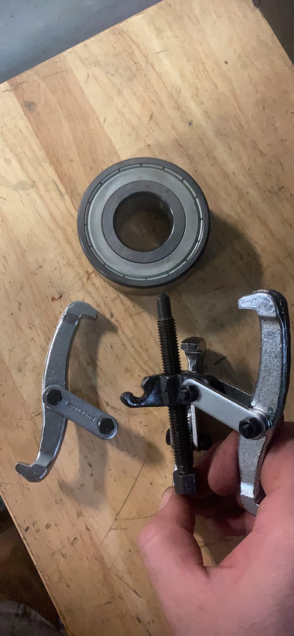DURATECH 4-Piece 3-Jaw Gear Puller, 3