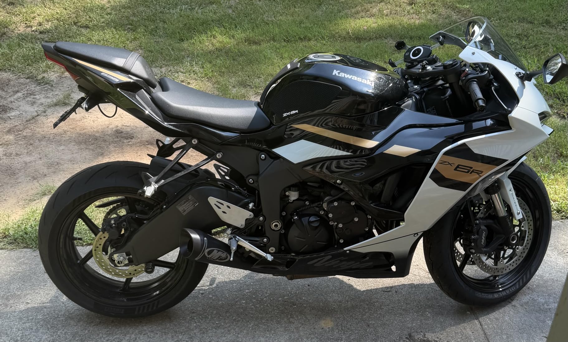 M4 Performance Exhaust GP19 Series Slip-On compatible with 2009-2024 Kawasaki ZX-6R ZX636 KA6922-GP19 customer photo 1