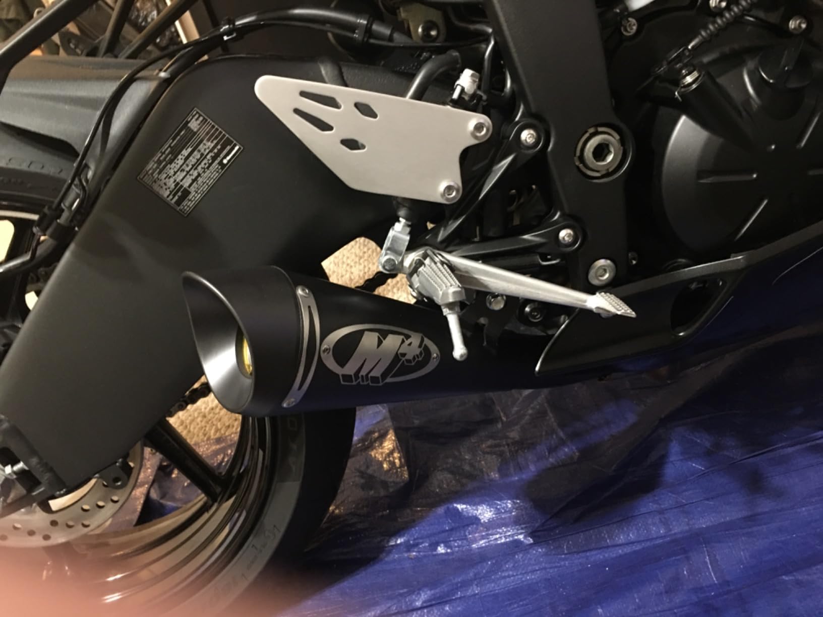 M4 Performance Exhaust GP19 Series Slip-On compatible with 2009-2024 Kawasaki ZX-6R ZX636 KA6922-GP19 customer photo 2