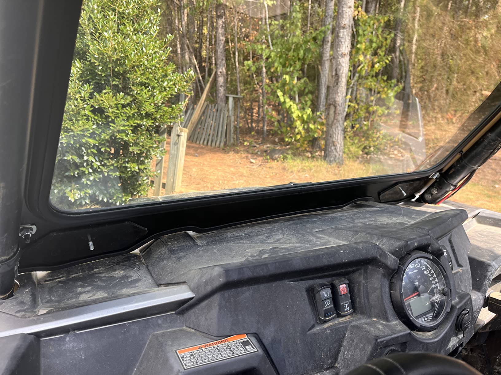 ECOTRIC Vented Glass Windshield Compatible with 14-18 Polaris RZR 900/1000 customer photo 1