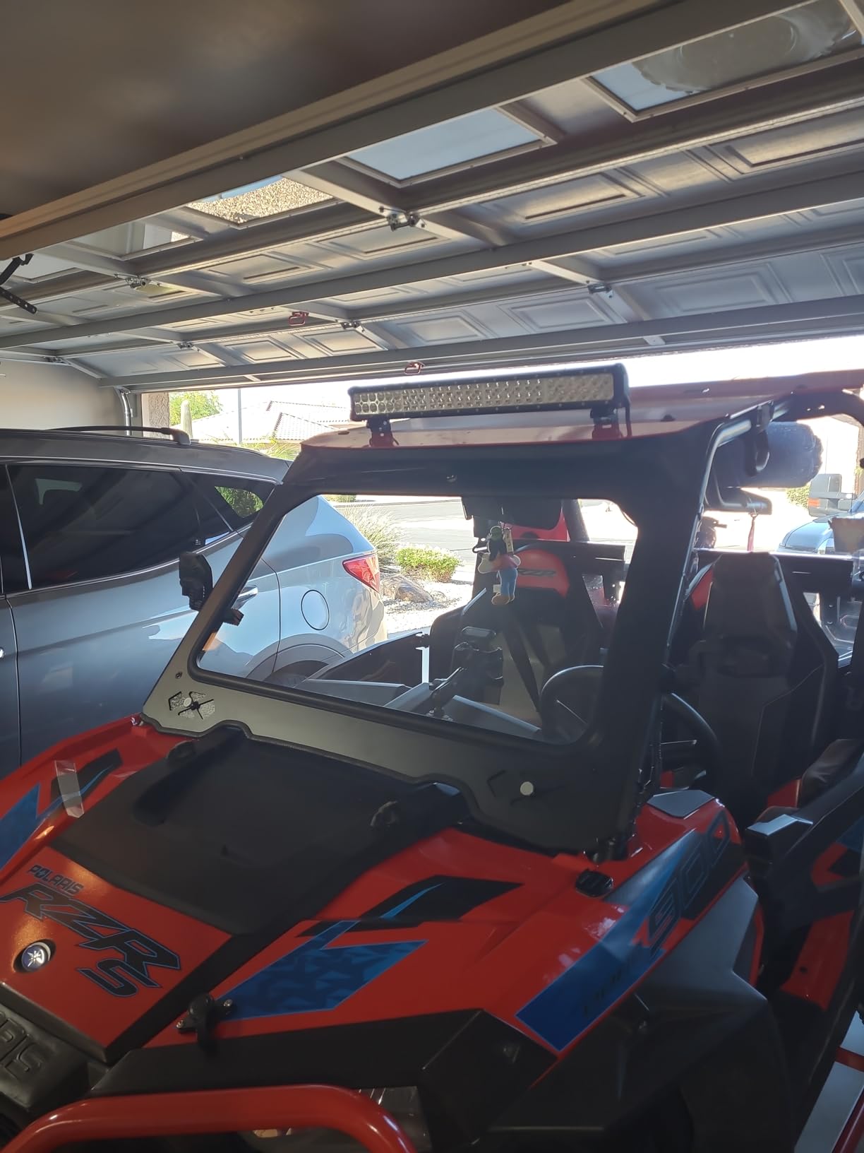 ECOTRIC Vented Glass Windshield Compatible with 14-18 Polaris RZR 900/1000 customer photo 2