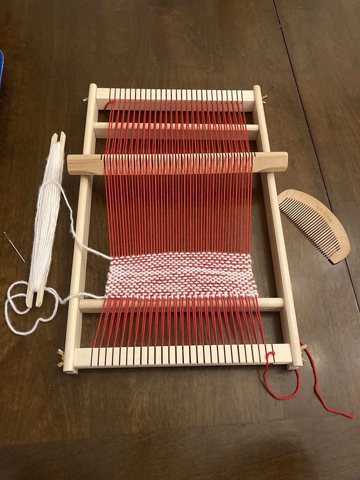 Yesland Weaving Loom Kit for Beginners - Large Wooden Frame Loom 15.6