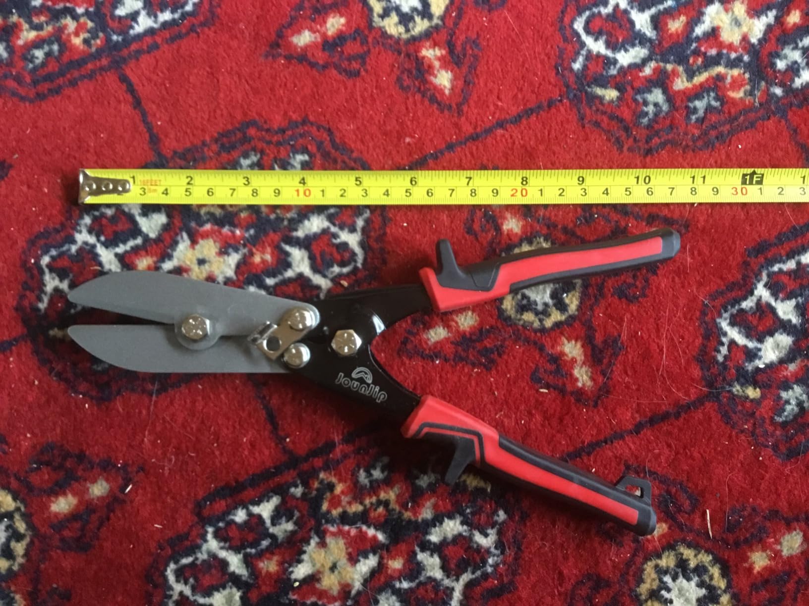 JOUNJIP 5-Blade Sheet Metal Crimper HVAC Duct Crimping Tool, 24-28 Gauge customer photo 2