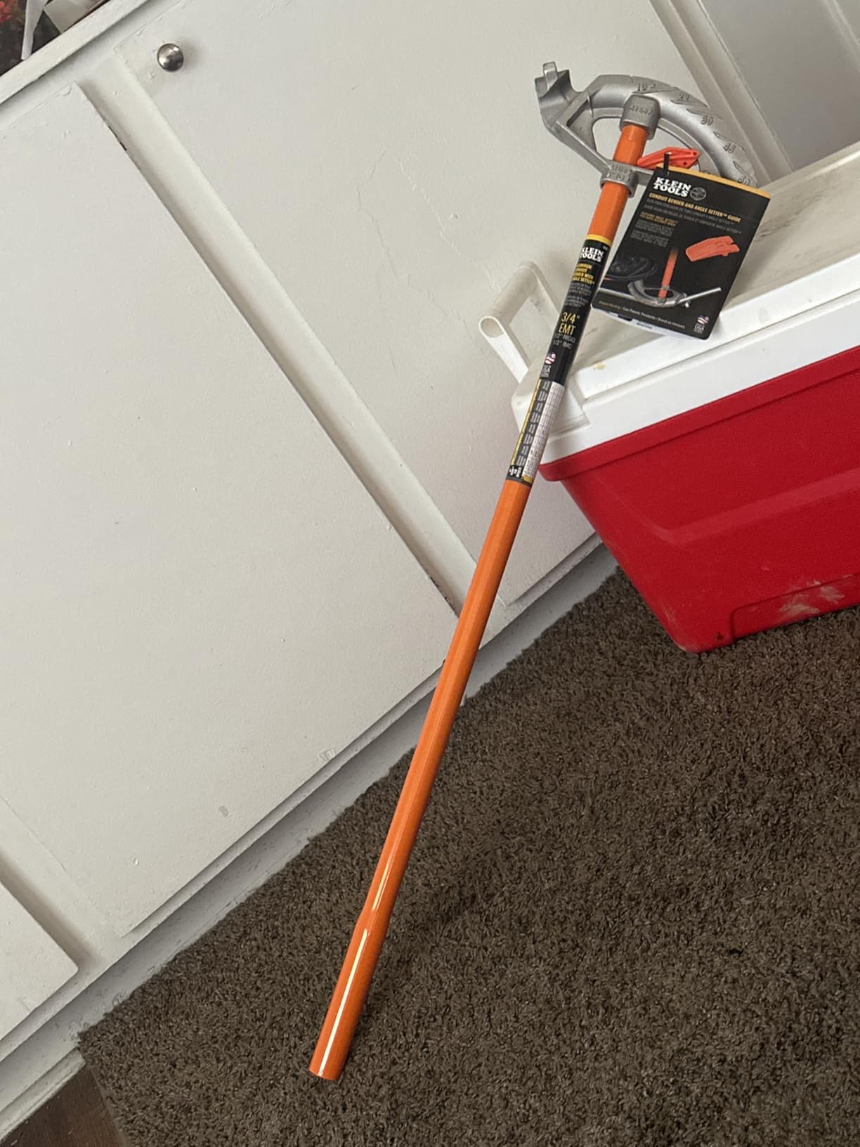 Klein Tools 51607 Aluminum Conduit Bender Full Assy, 3/4 EMT, 1/2 RMC & IMC customer photo 1