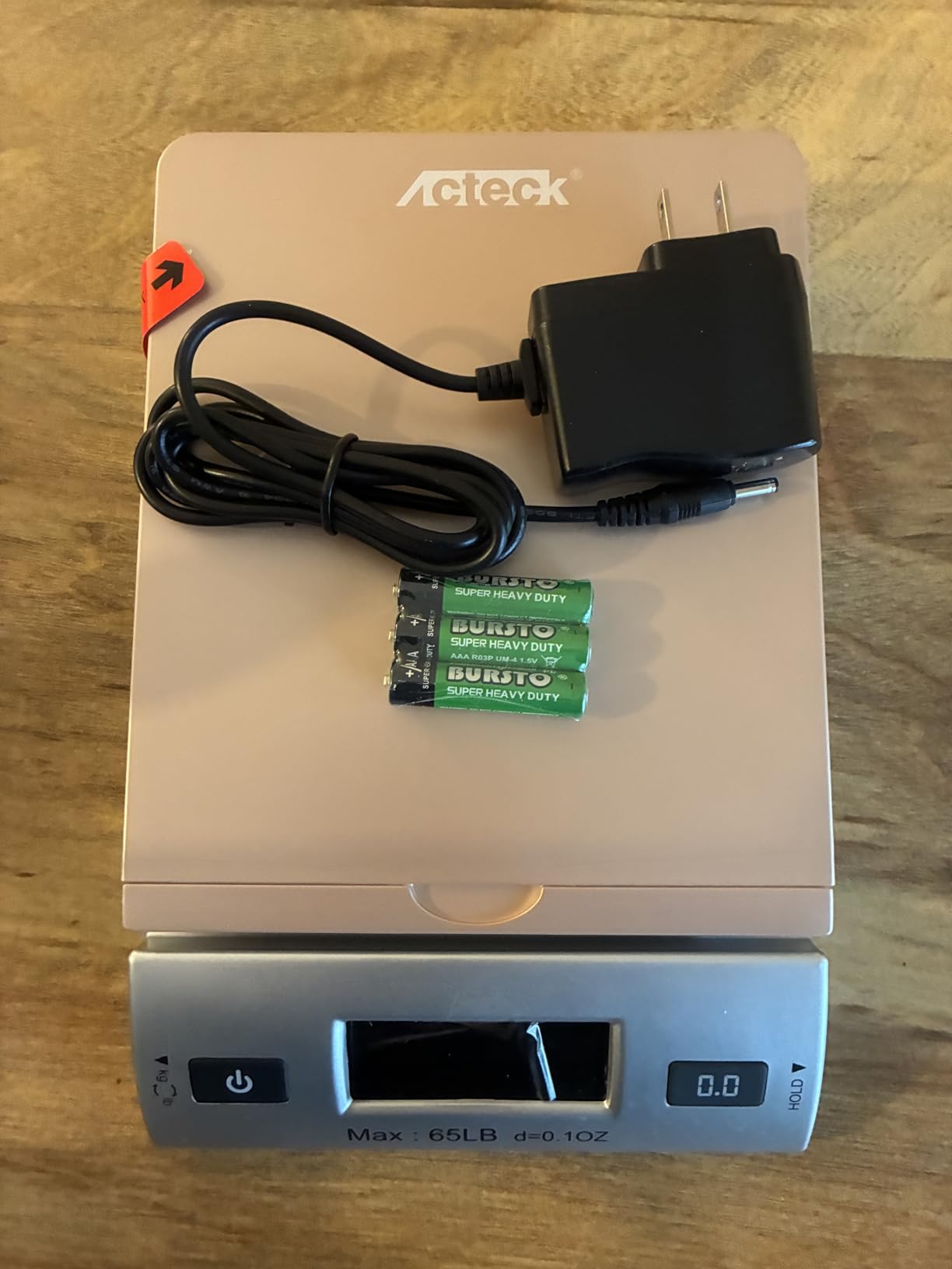 Acteck A-CK65GS High Accuracy 0.1OZ Digital Shipping Scale, Postal Scale and Mail Scale (65LB Gold) customer photo 1