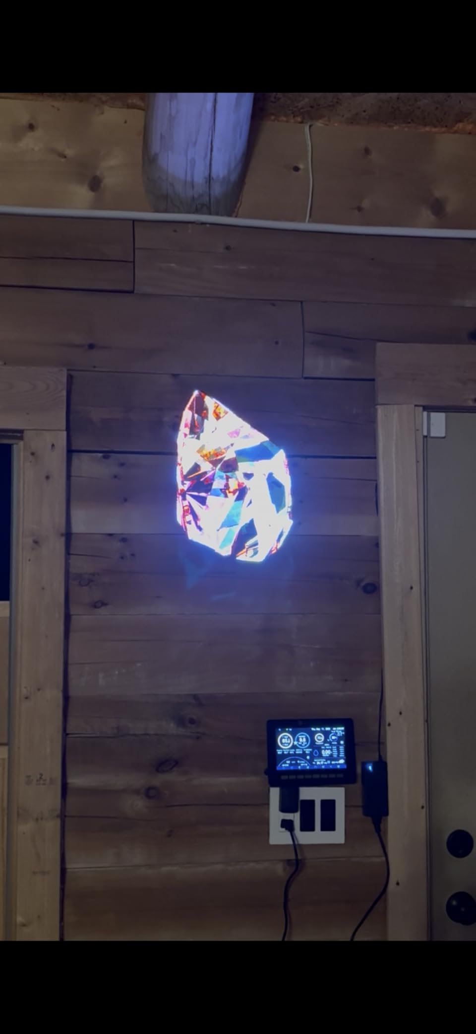 3D Hologram Fan, 52cm 3D Hologram Fan Projector HD LED Holographic Christmas Tree Advertising Display with Remote Bluetooth WiFi, 1500 Video Library for Business, Bar, Halloween Missyou 20.5 Inch customer photo 1