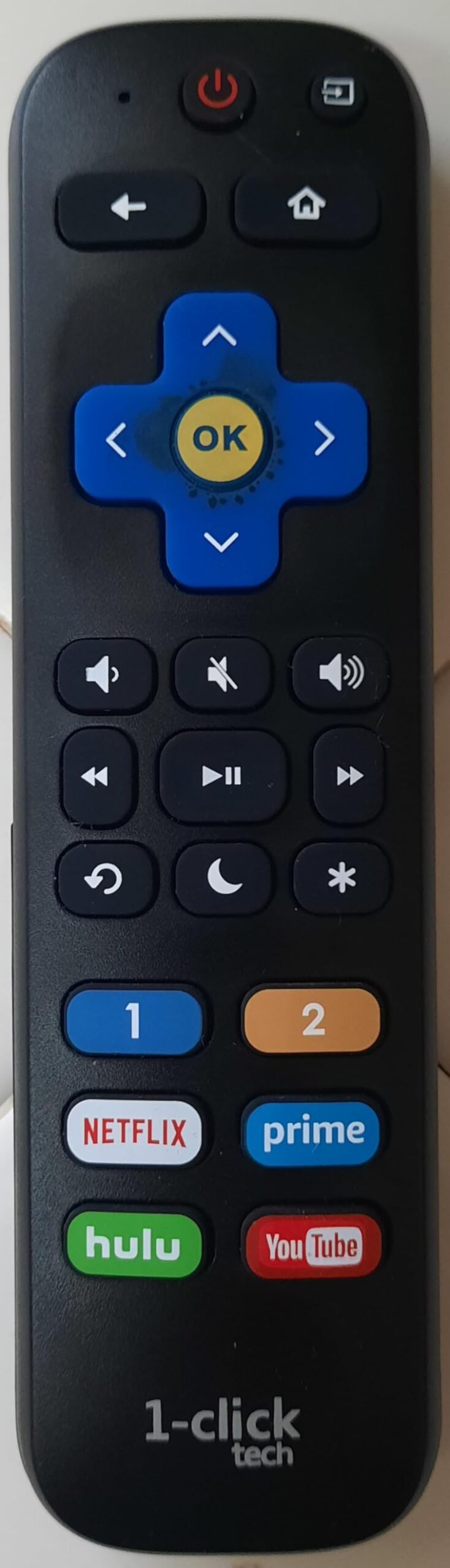 Remote for Roku TVs and Players Express Premiere Ultra [2-in-1 w/TV Power+Volume] [NOT for Roku Stick] customer photo 1