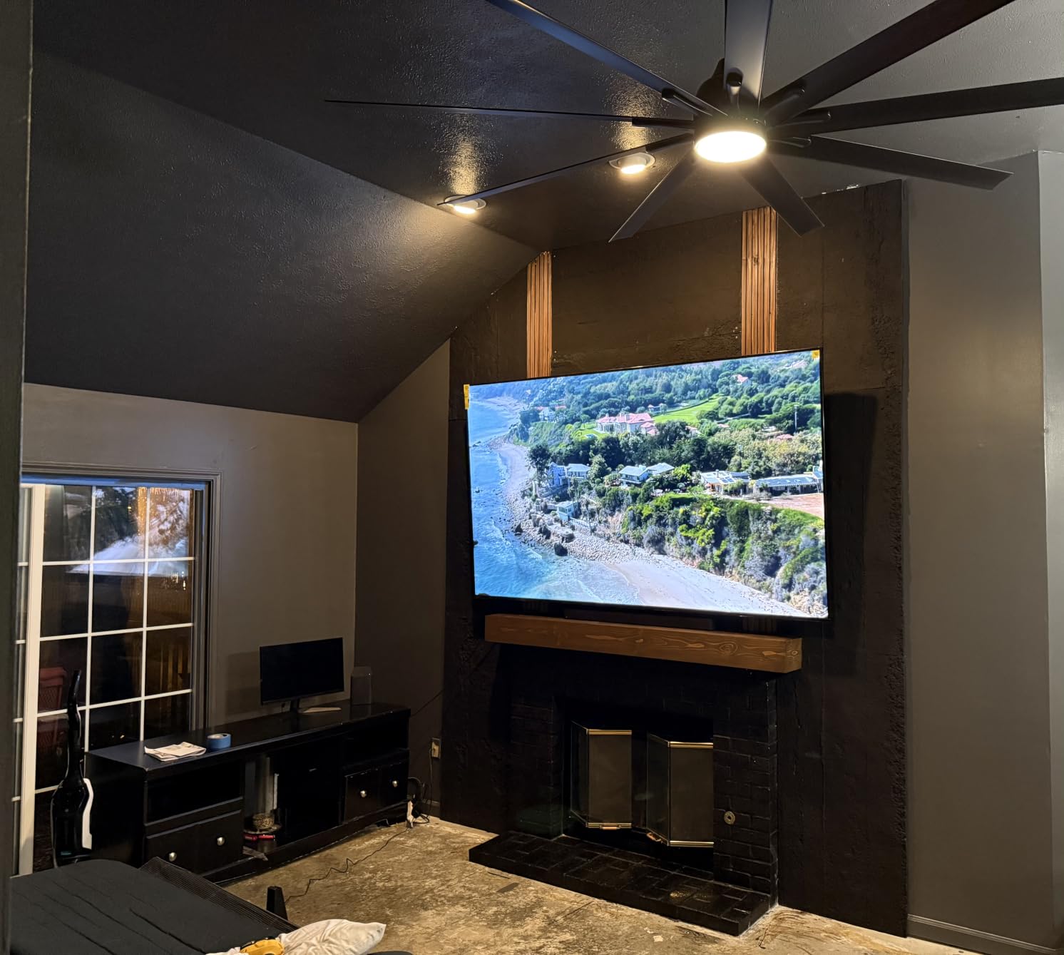 HOME VISION Heavy Duty Fixed TV Wall Mount for 32-86 Inch Flat Screen customer photo 2