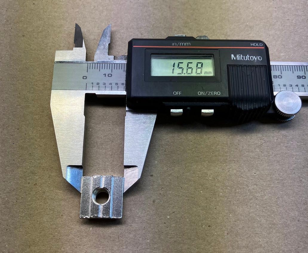 Genmitsu 2PCS T-Track Mini Hold Down Clamp Kit, CNC Router Clamp for Woodworking and Metalworking, Compatible with 3018 CNC Router Machines, 3018-PRO/ 3018-PROVer/ MX3, 2.57’’Lx 0.79’’Wx 1.97’’H customer photo 2