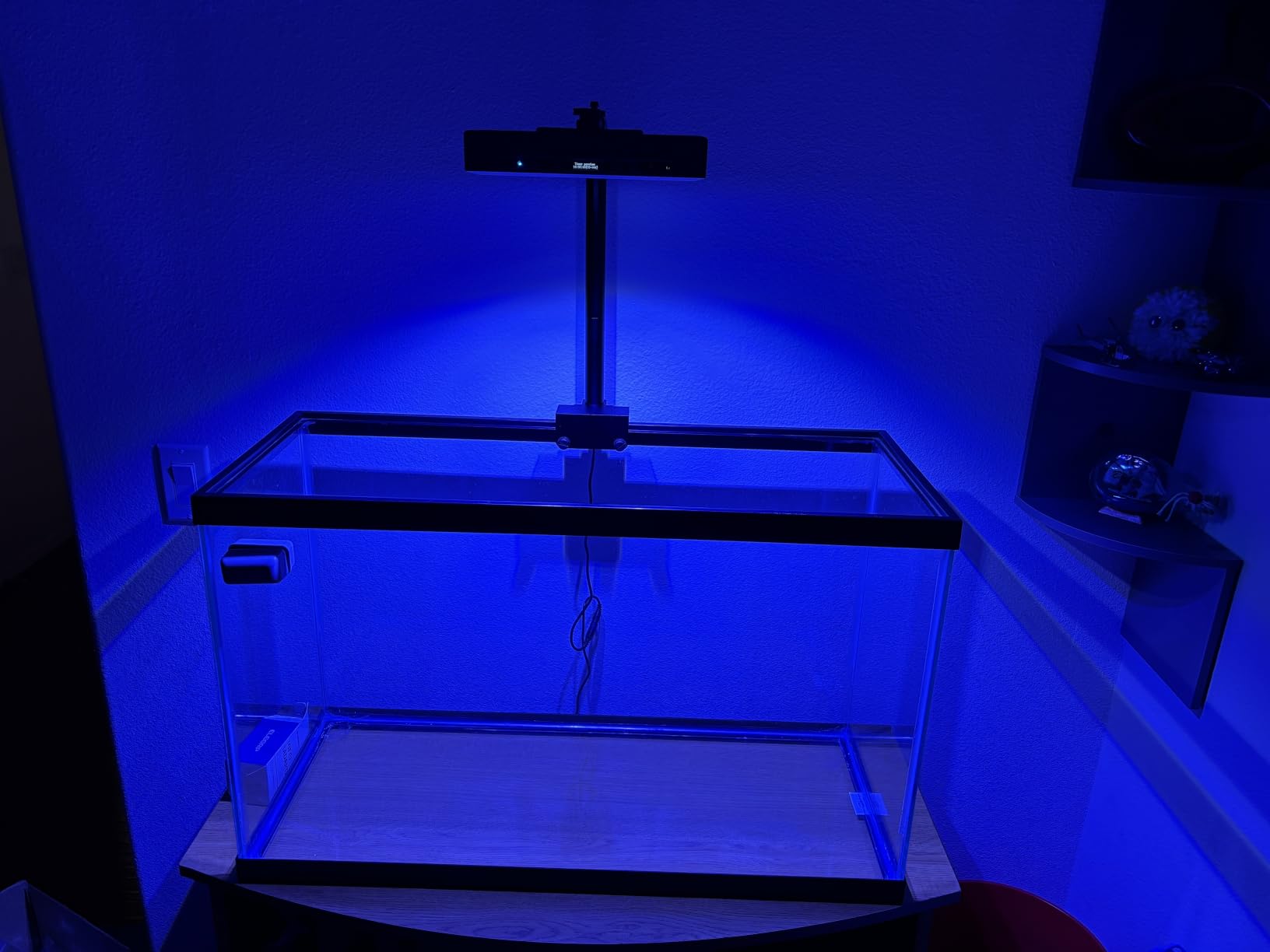 Aquarium Light - 95 Watt Sunrise Sunset Moonlight, Group Control Program Coral Reef Light Dimmable Full Spectrum for Marine Tanks,Saltwater Tank Light with Timer (Brackets) customer photo 1