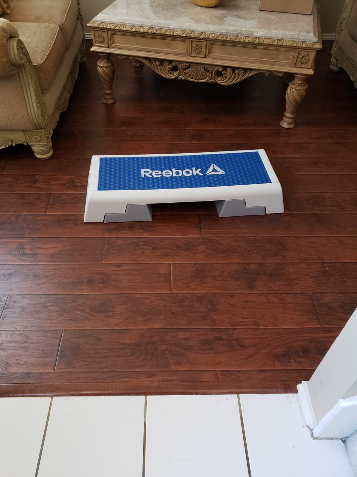 Reebok Fitness Multipurpose Adjustable Aerobic and Strength Training Workout Step Platform for HIIT, Cardio, and General Sessions customer photo 1