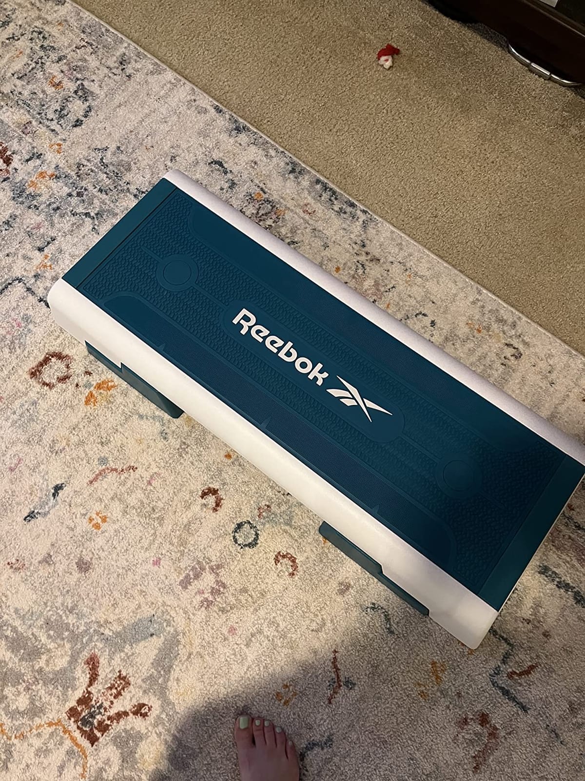 Reebok Fitness Multipurpose Adjustable Aerobic and Strength Training Workout Step Platform for HIIT, Cardio, and General Sessions customer photo 2