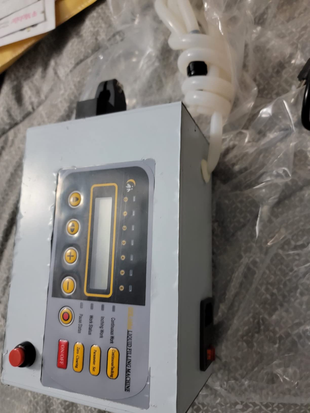 Liquid Filling Machine 2-118 Oz Bottle Filler Machine with Anti-Dripping Nozzle Diaphragm Pump Digital Control for Cosmetic Water, Wine, Makeup Remover GFK-160A customer photo 1