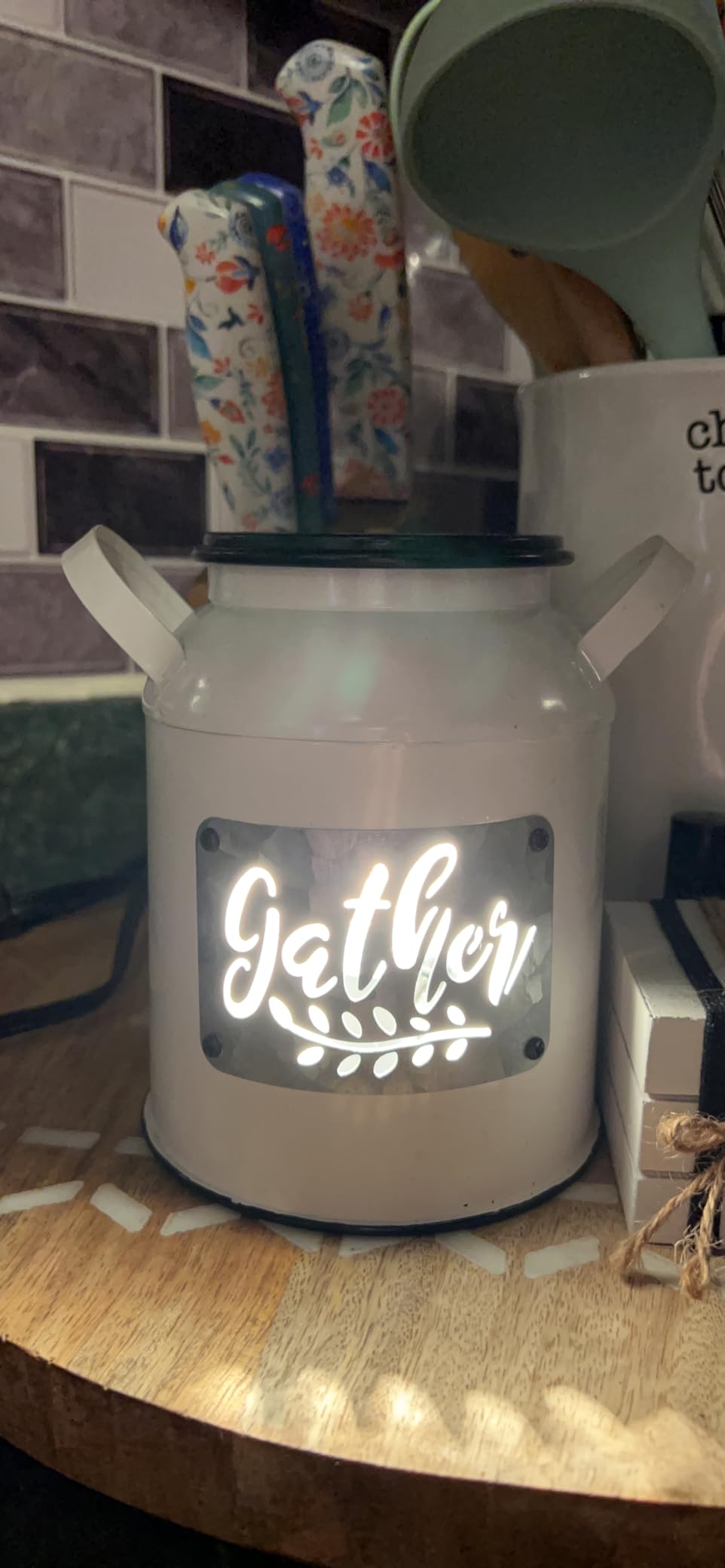 NAFANG White Wax Melt Warmer, Farmhouse Wax Warmer for Scented Wax customer photo 1