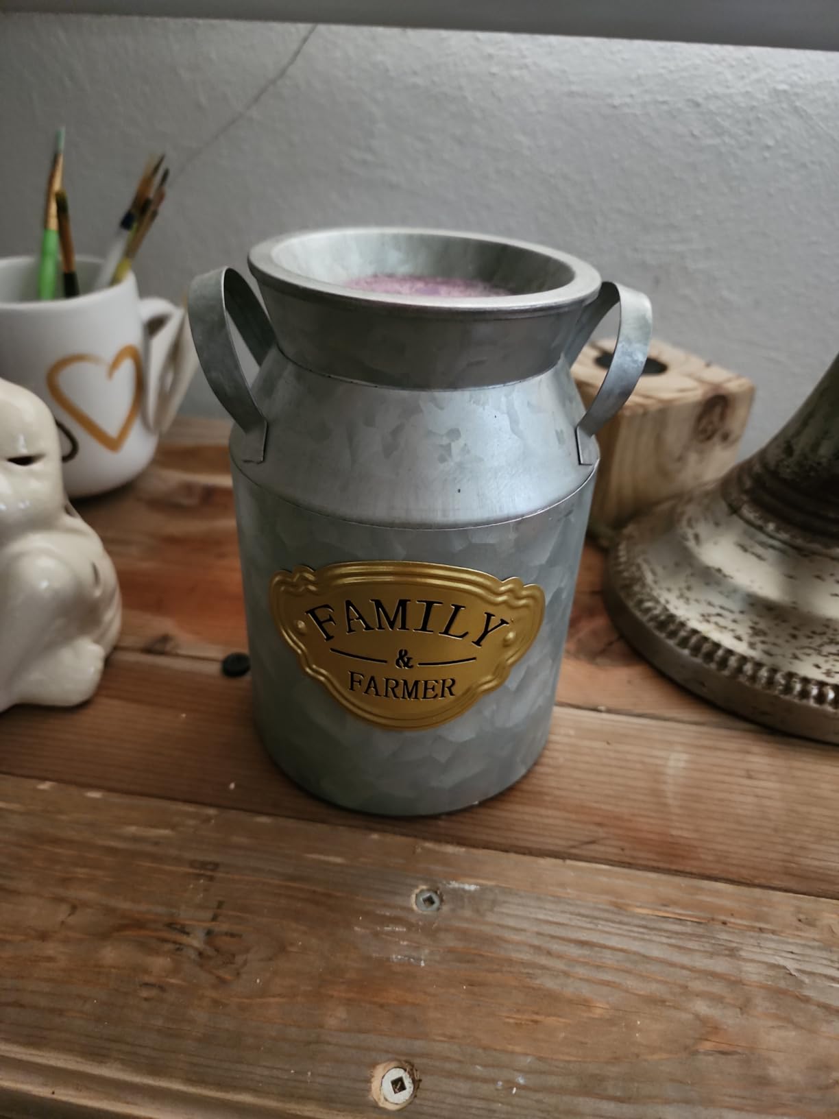 NAFANG White Wax Melt Warmer, Farmhouse Wax Warmer for Scented Wax customer photo 2