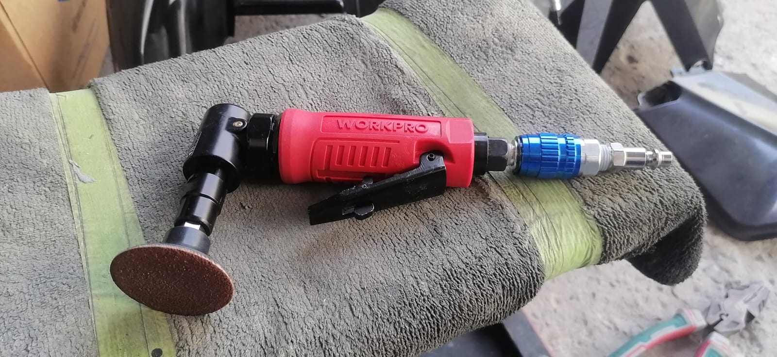 WORKPRO Pneumatic Straight Die Grinder, 25000 RPM, 1/4